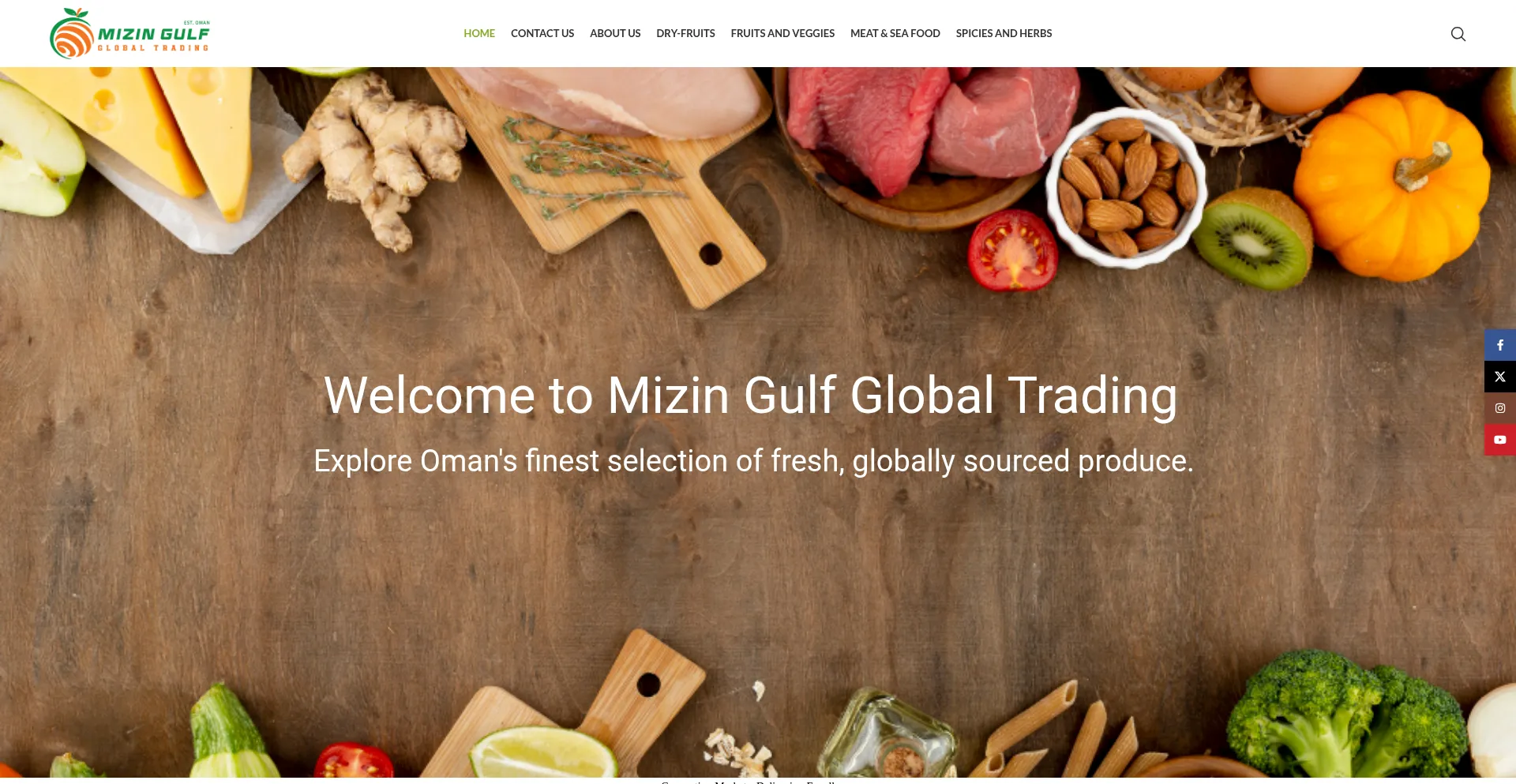 Website screenshot of Gulfglobaltrading.com