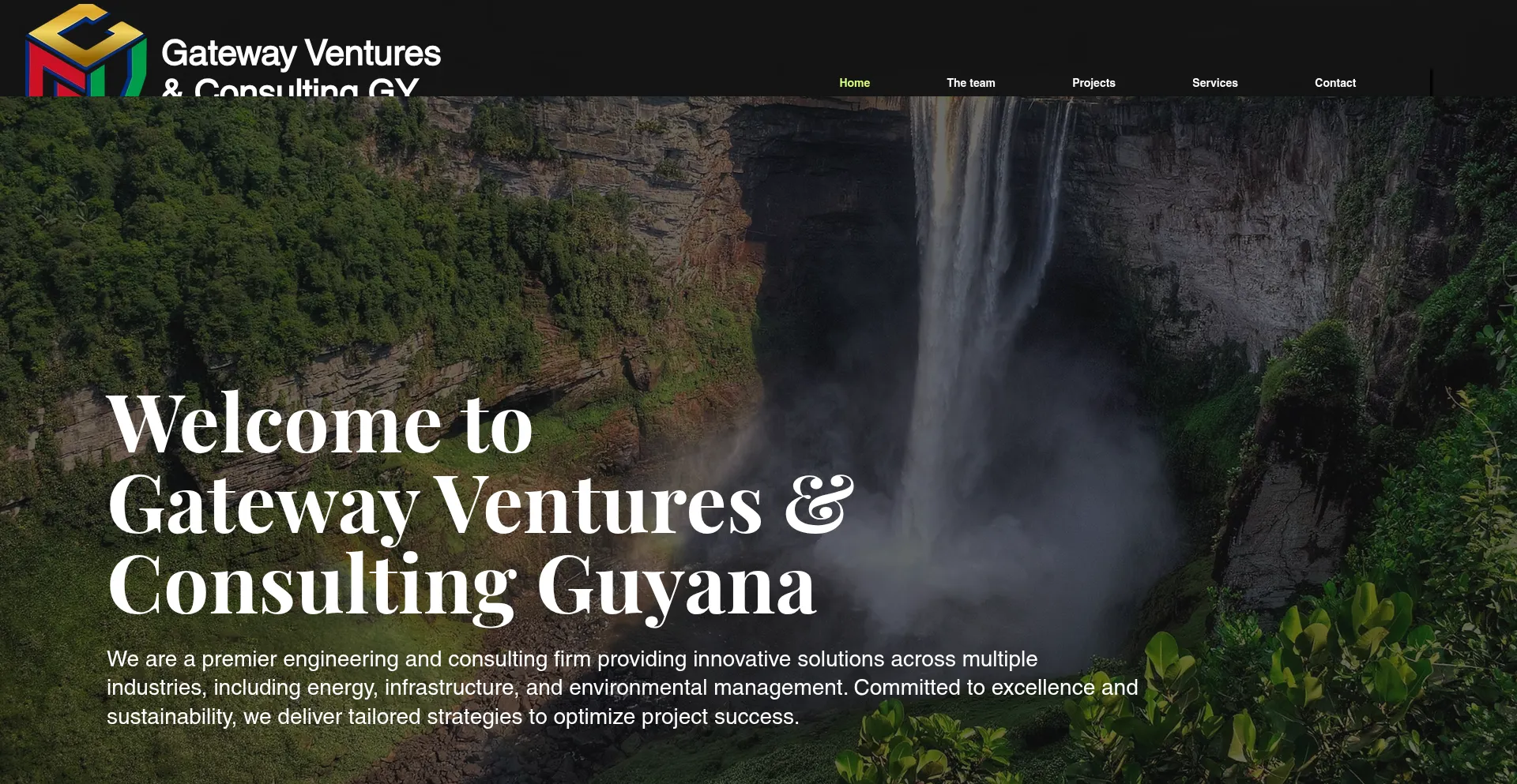 Website screenshot of Gvcguyana.com