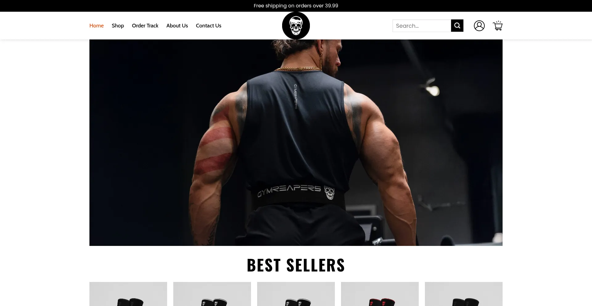 Website screenshot of Gymreapersbase.shop
