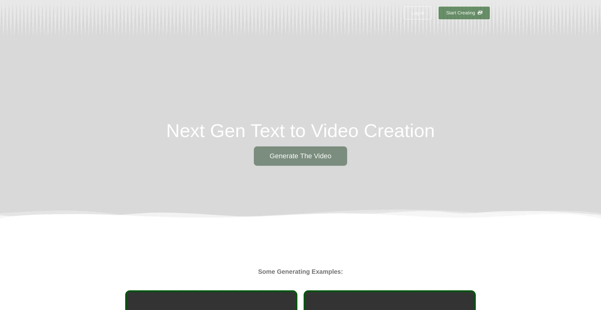 Website screenshot of Hailuo-ai.com