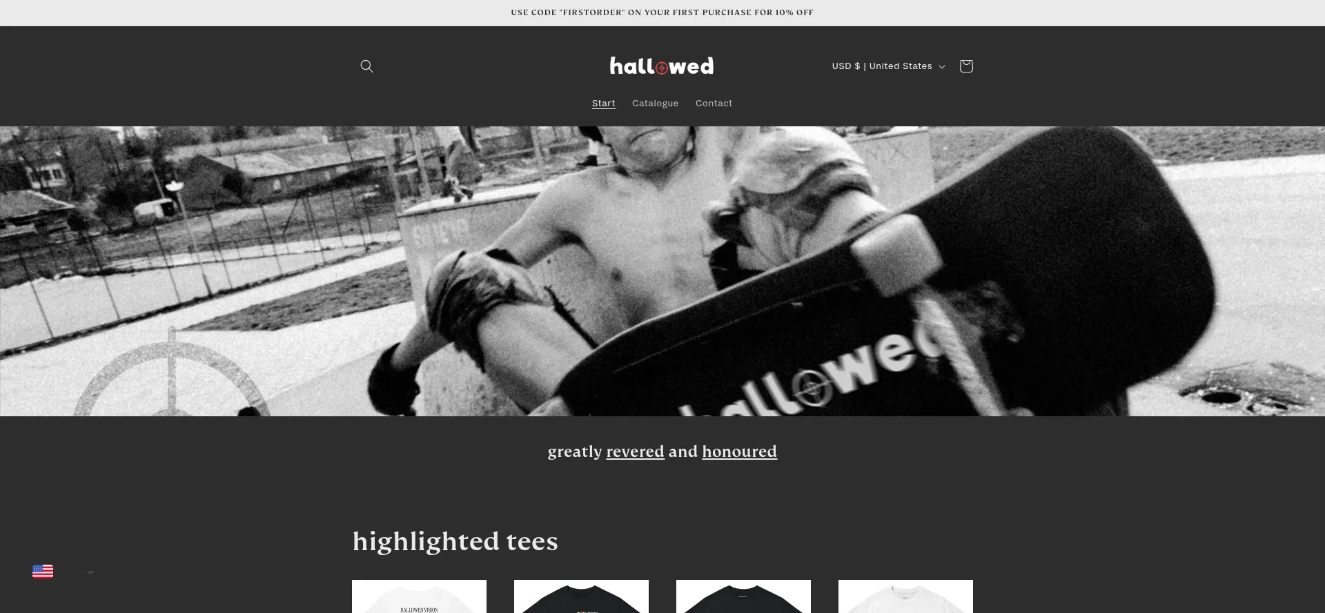 Hallowedclothing.com