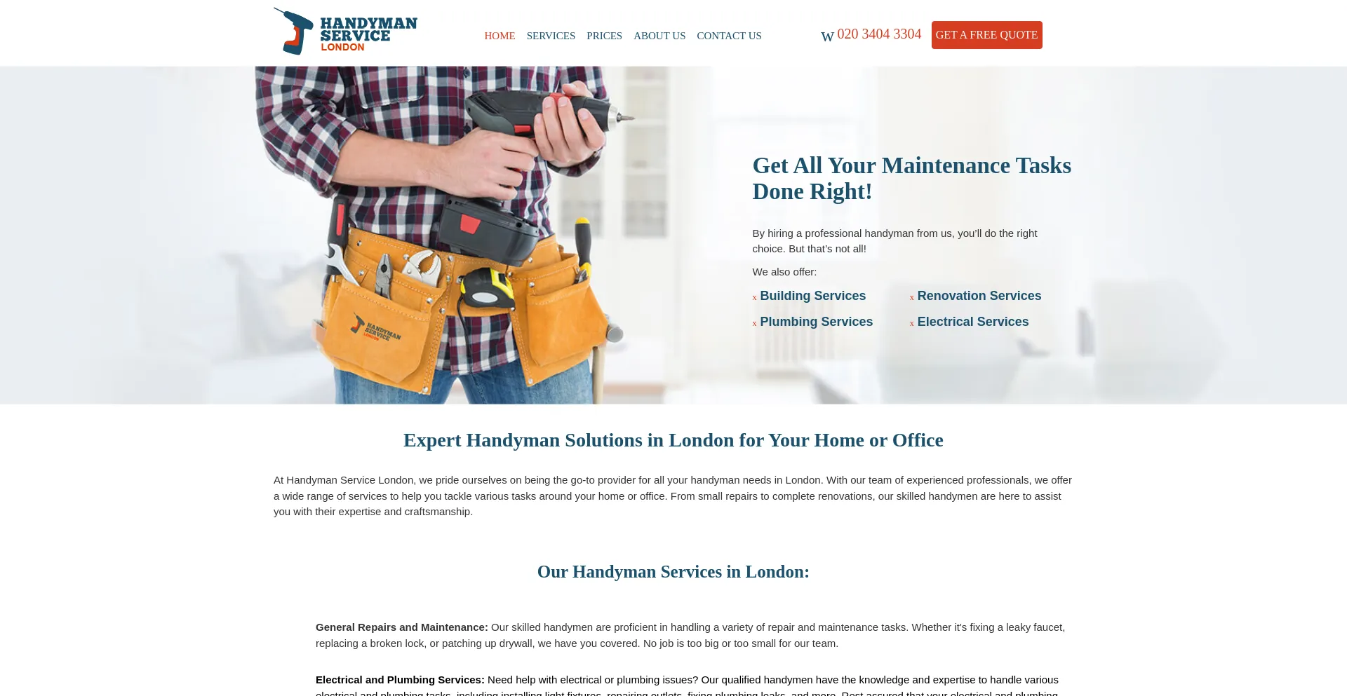 Handymanservicelondon.co.uk est-il Sûr et Fiable ?