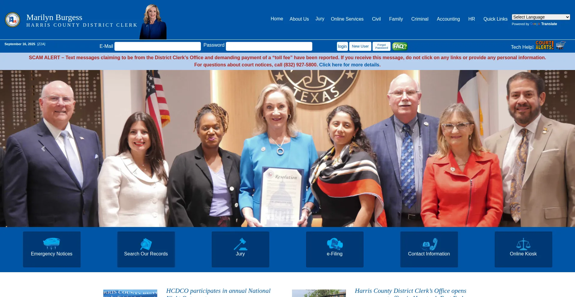 Hcdistrictclerk.com est-il Sûr et Fiable ?