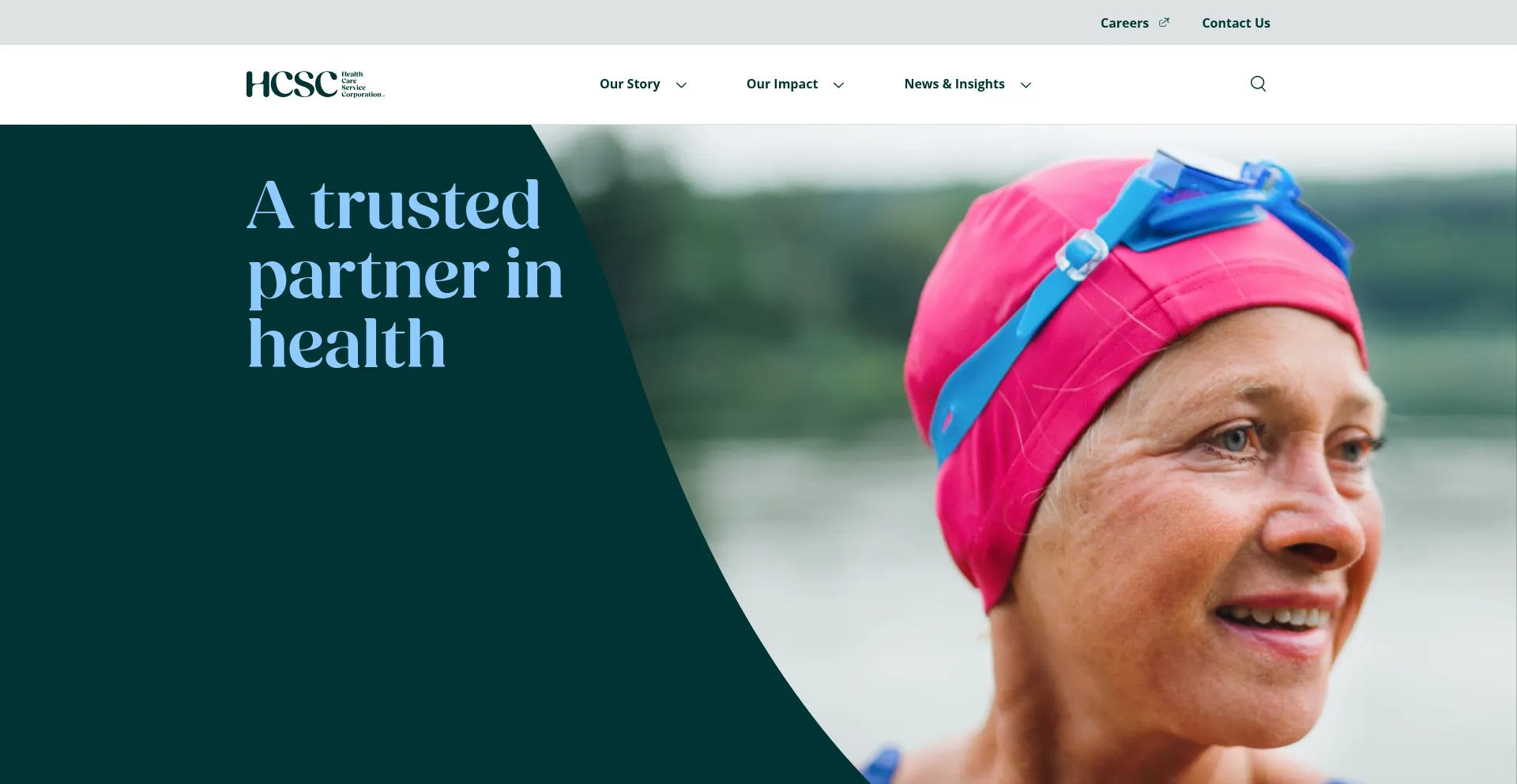 Website screenshot of Hcsc.net