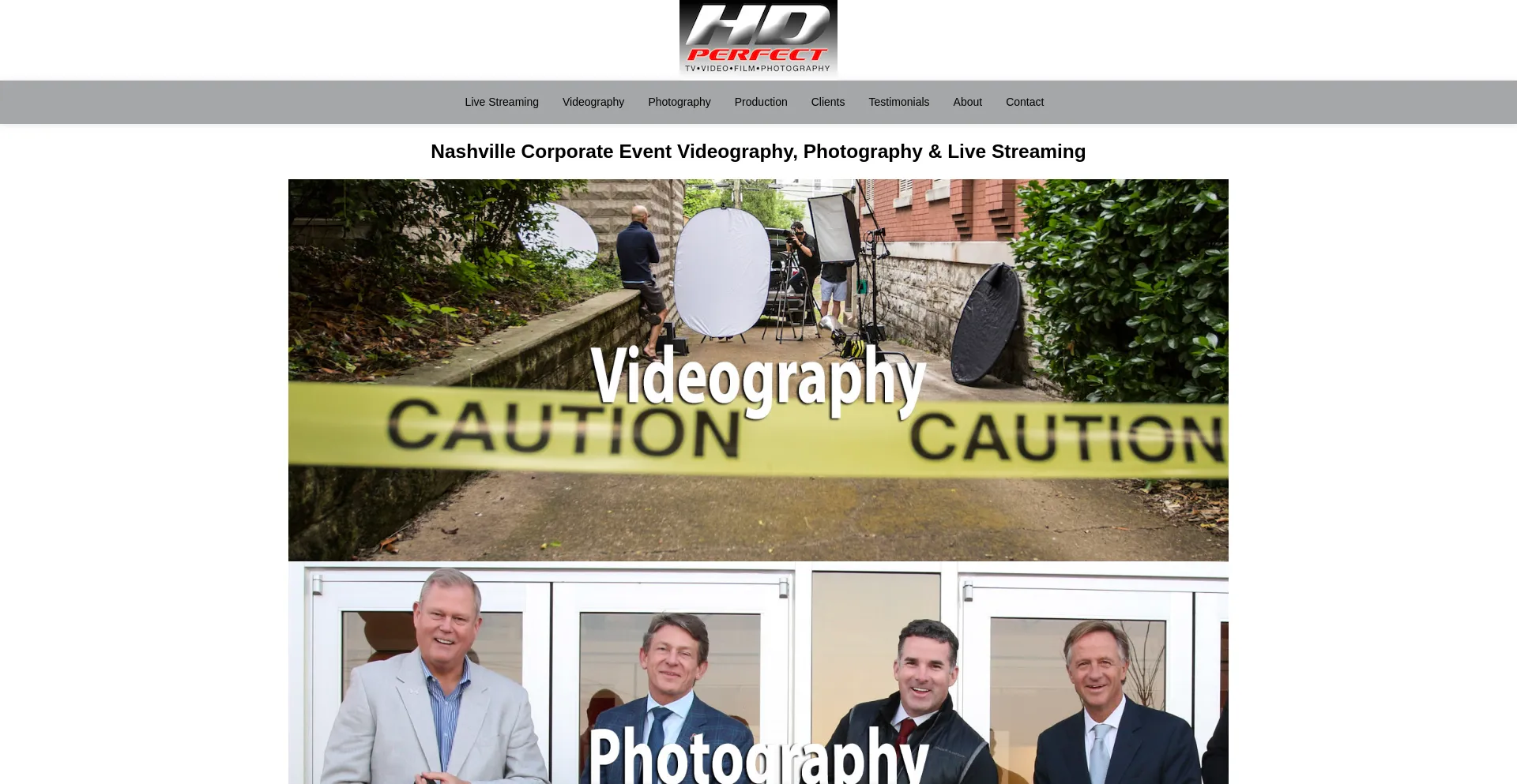 Website screenshot of Hdperfect.com