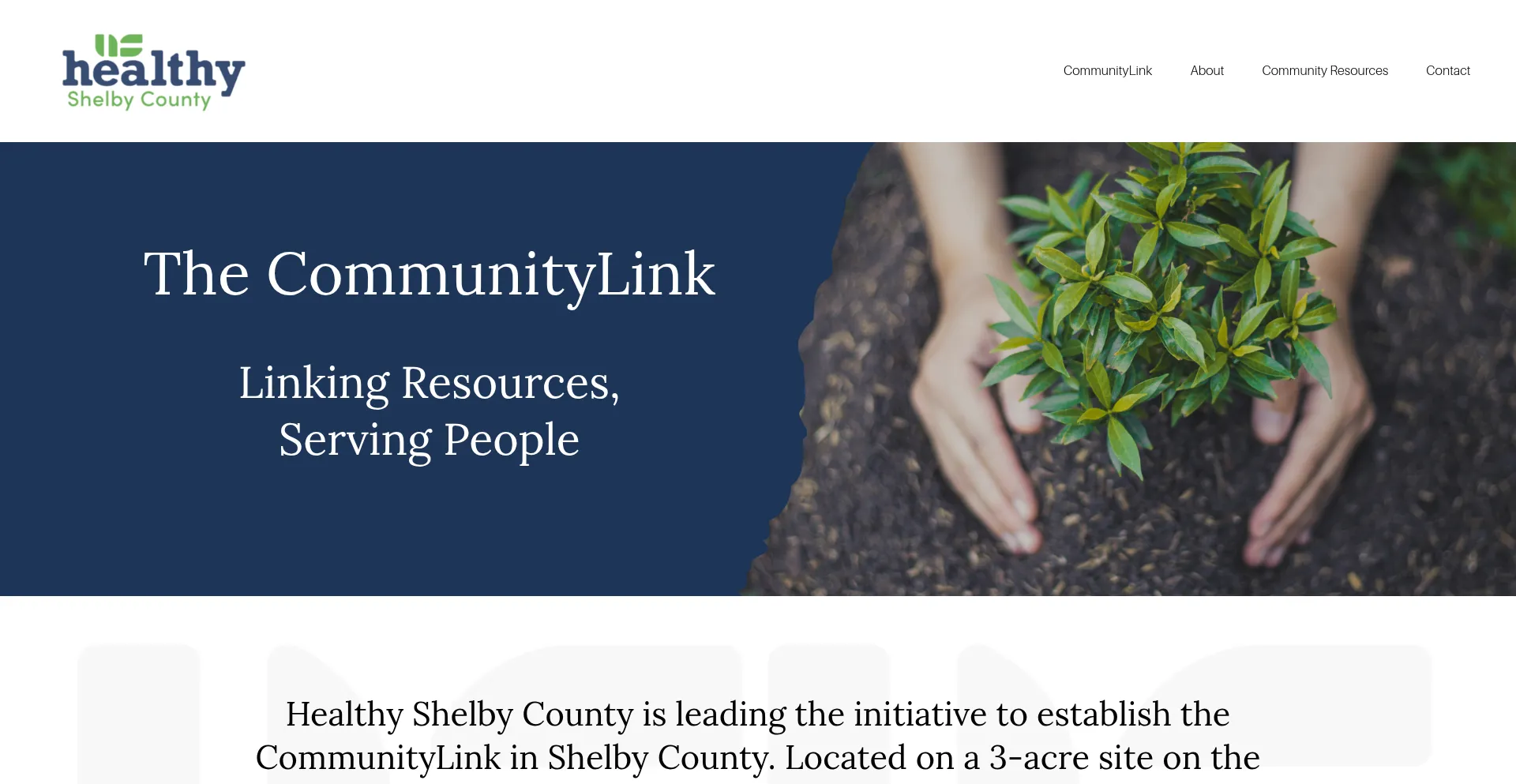 Healthyshelbycounty.org Screenshot