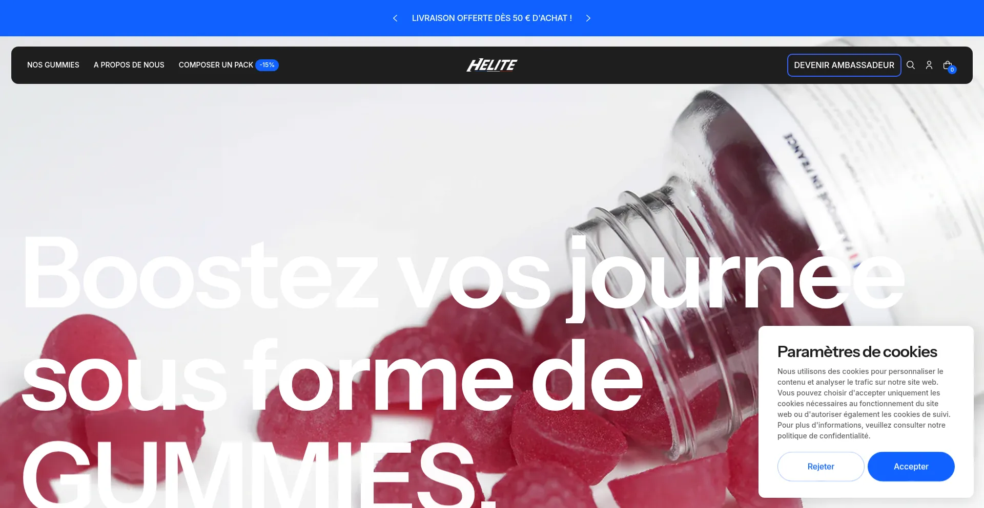 Website screenshot of Helite-energy.com