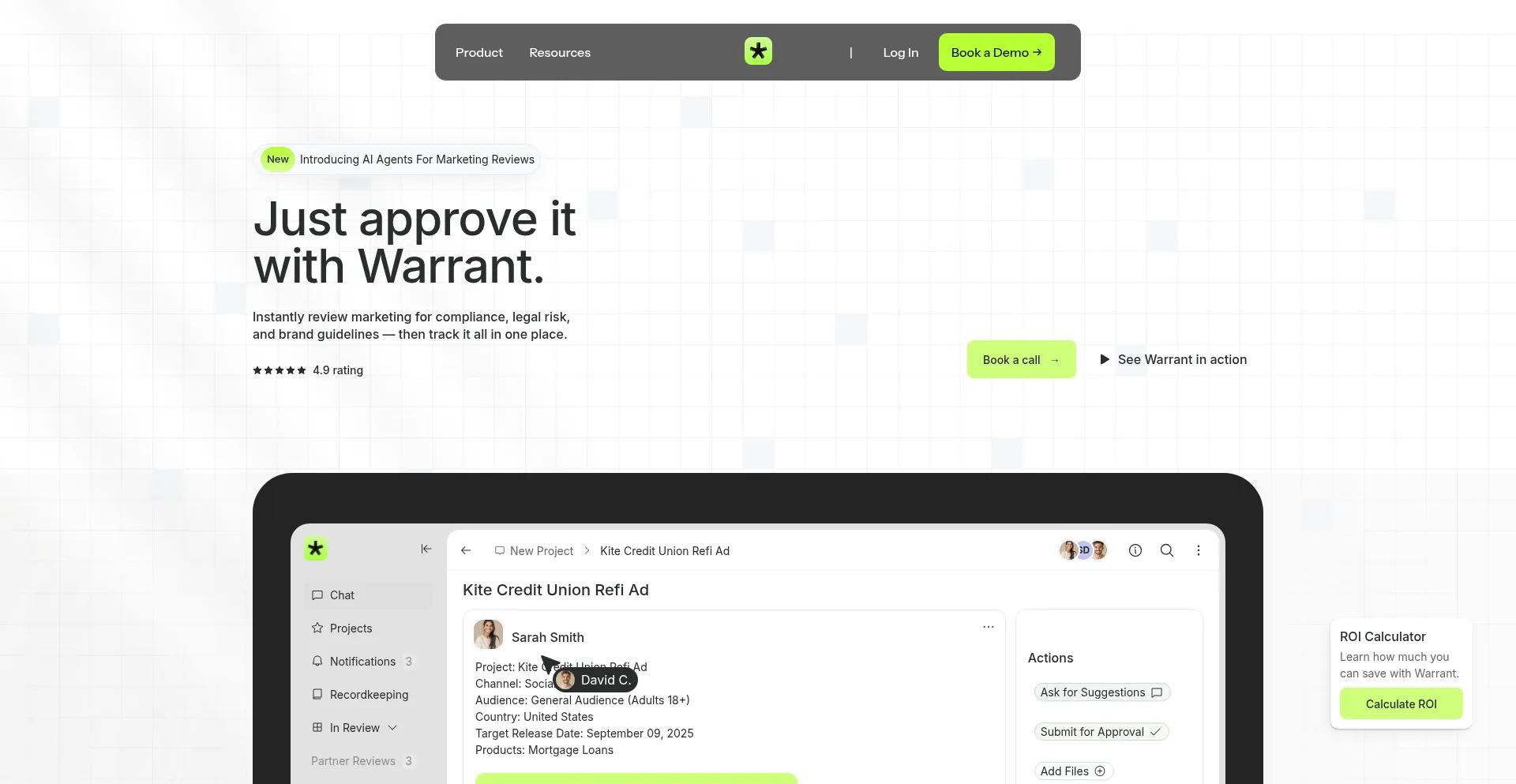 Hellowarrant.com Screenshot