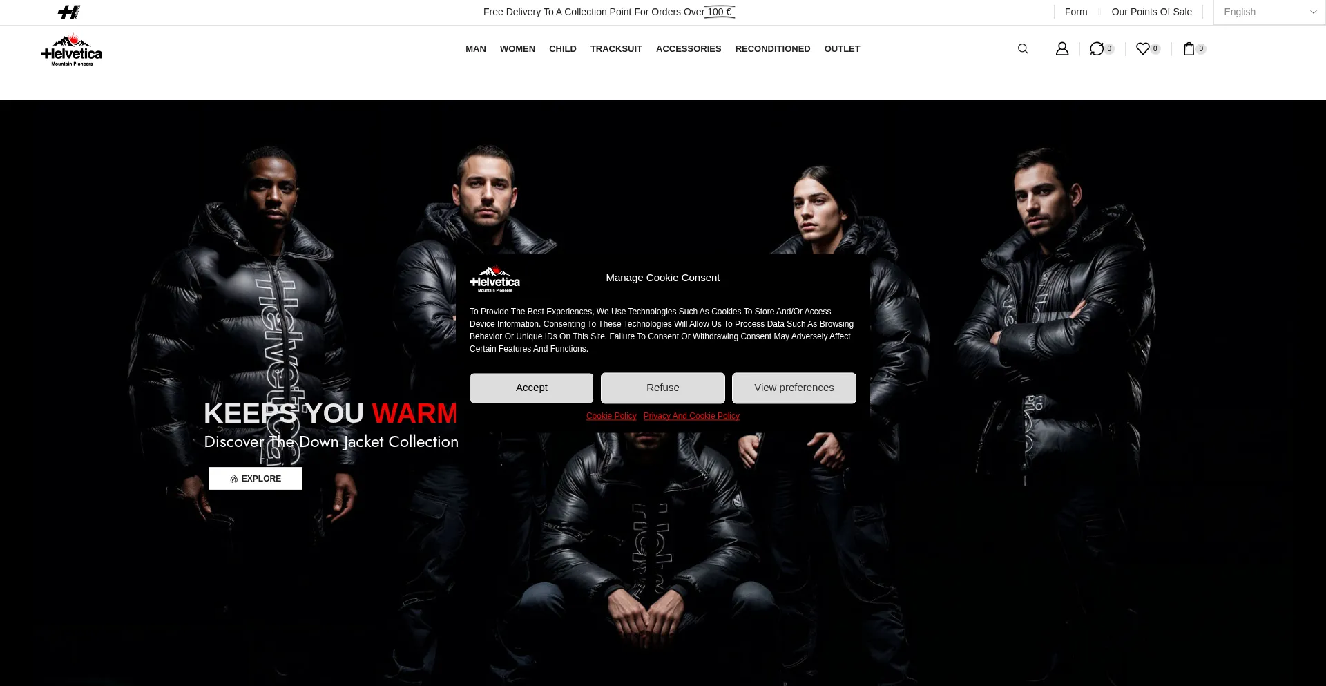 Website screenshot of Helvetica-mp.com