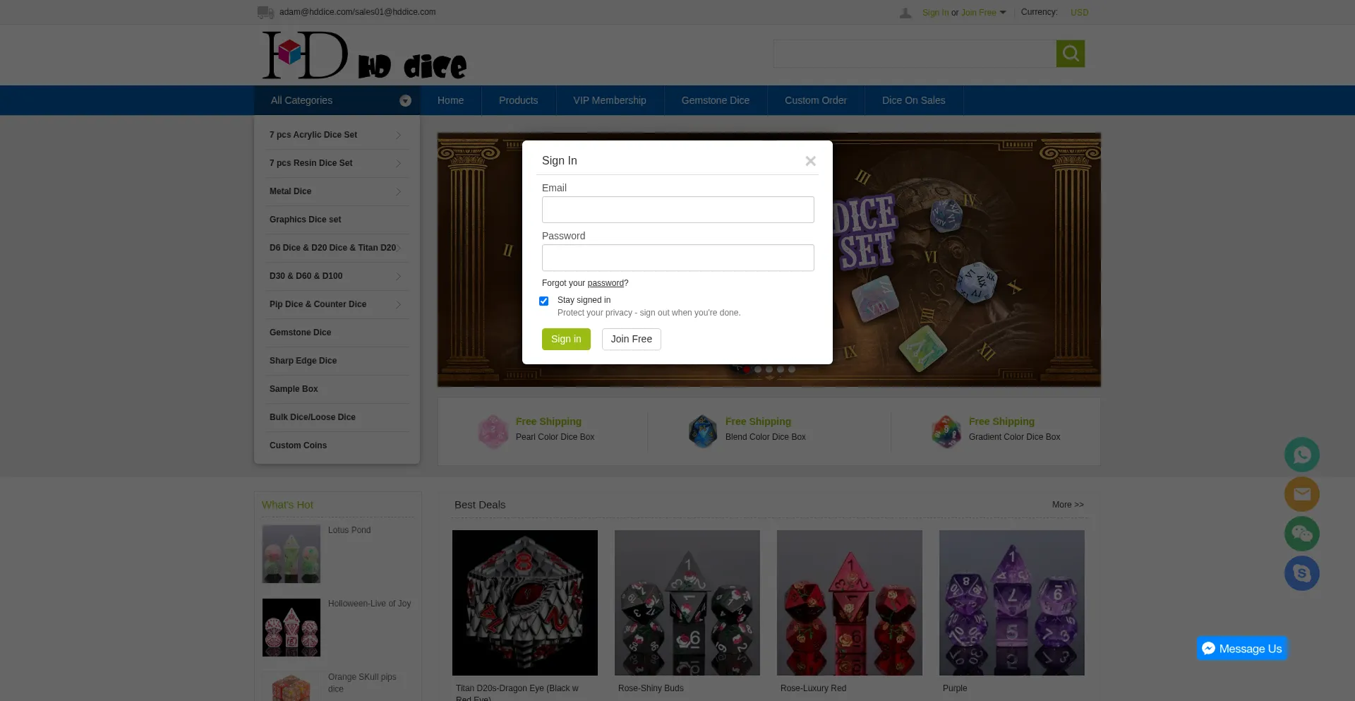 Hengdadice.com