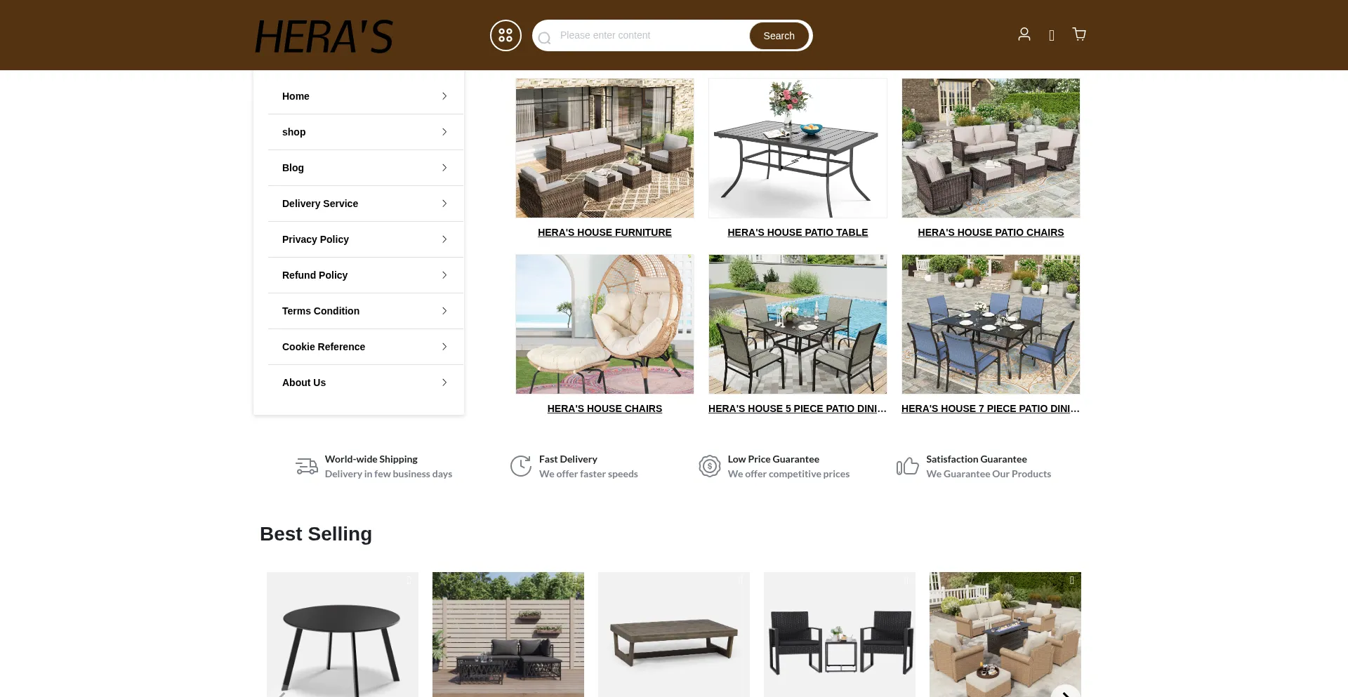 Herashousepatiofurniture.shop est-il Sûr et Fiable ?