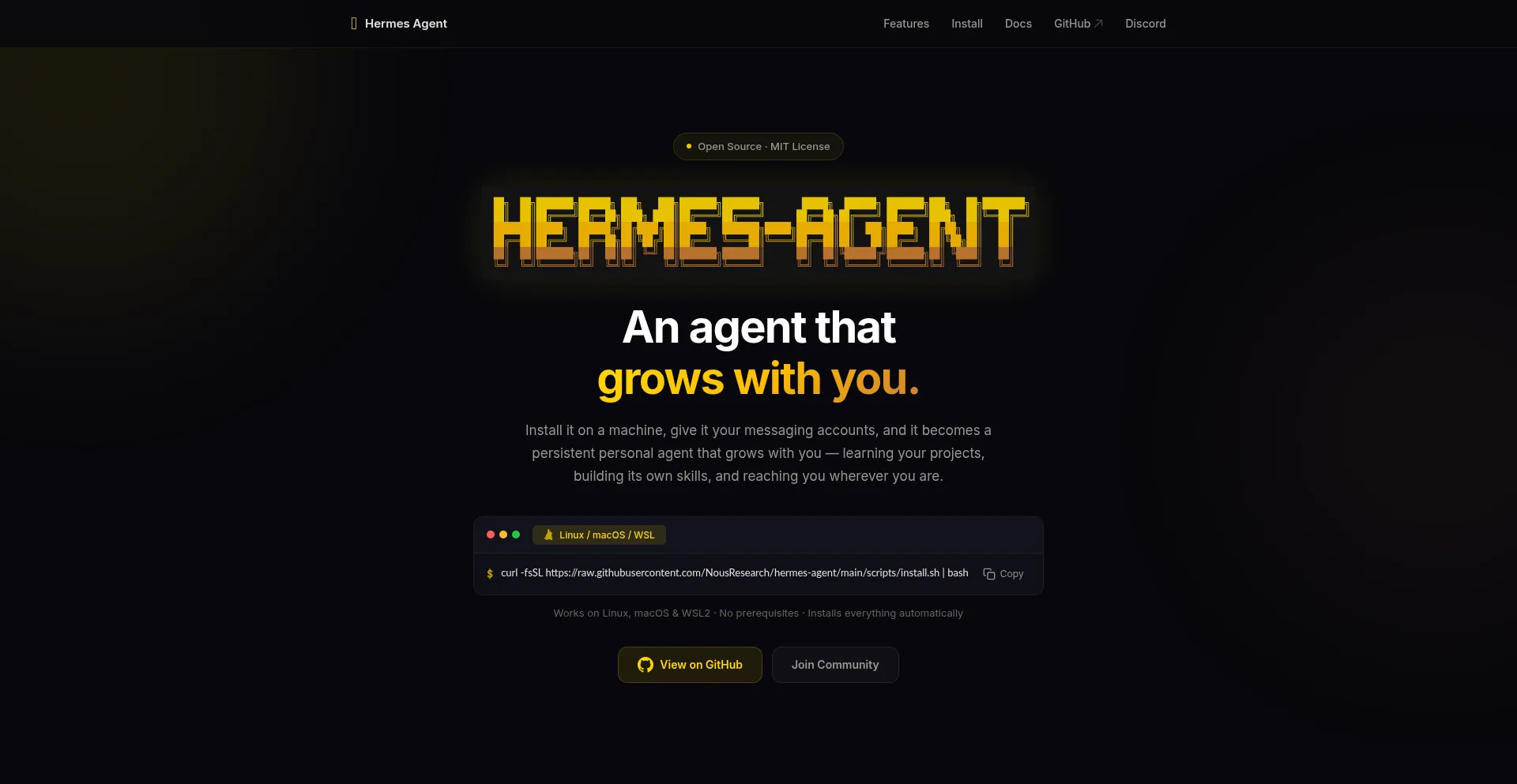 Hermes-agent.nousresearch.com