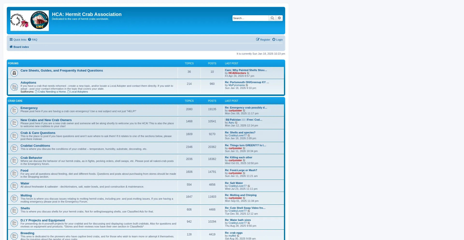 Hermitcrabassociation.com