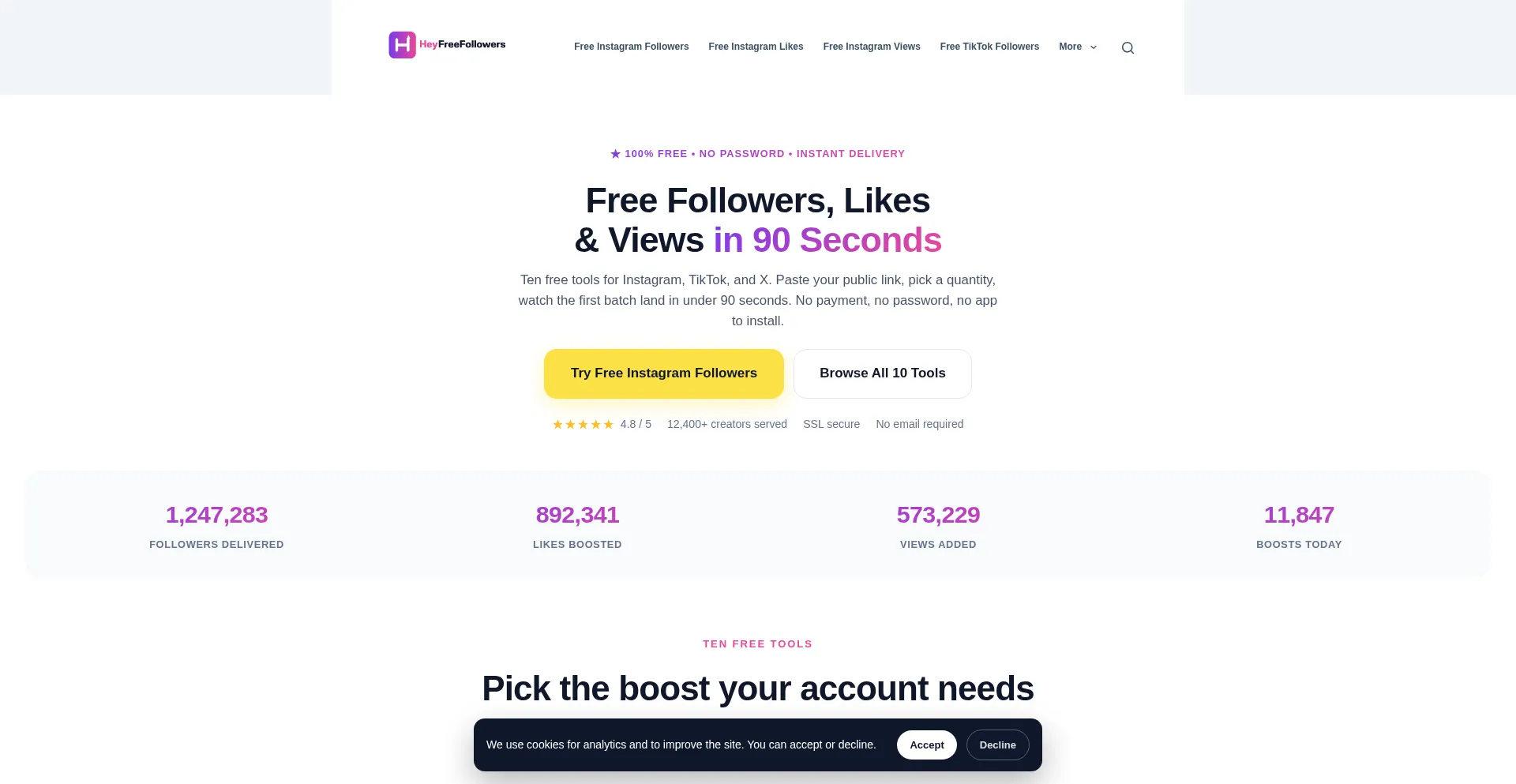 Heyfreefollowers.com