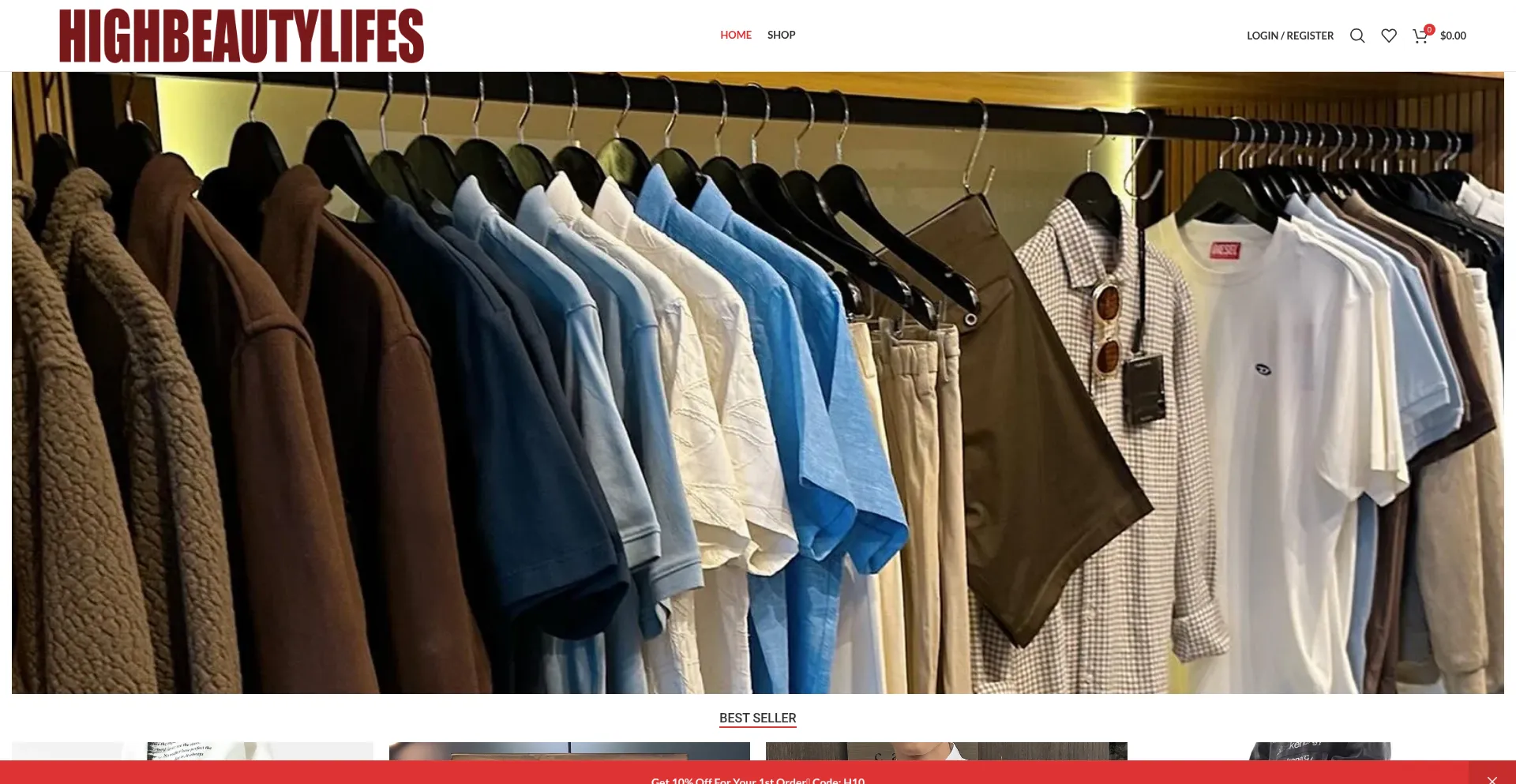 Website screenshot of Highbeautylifes.com