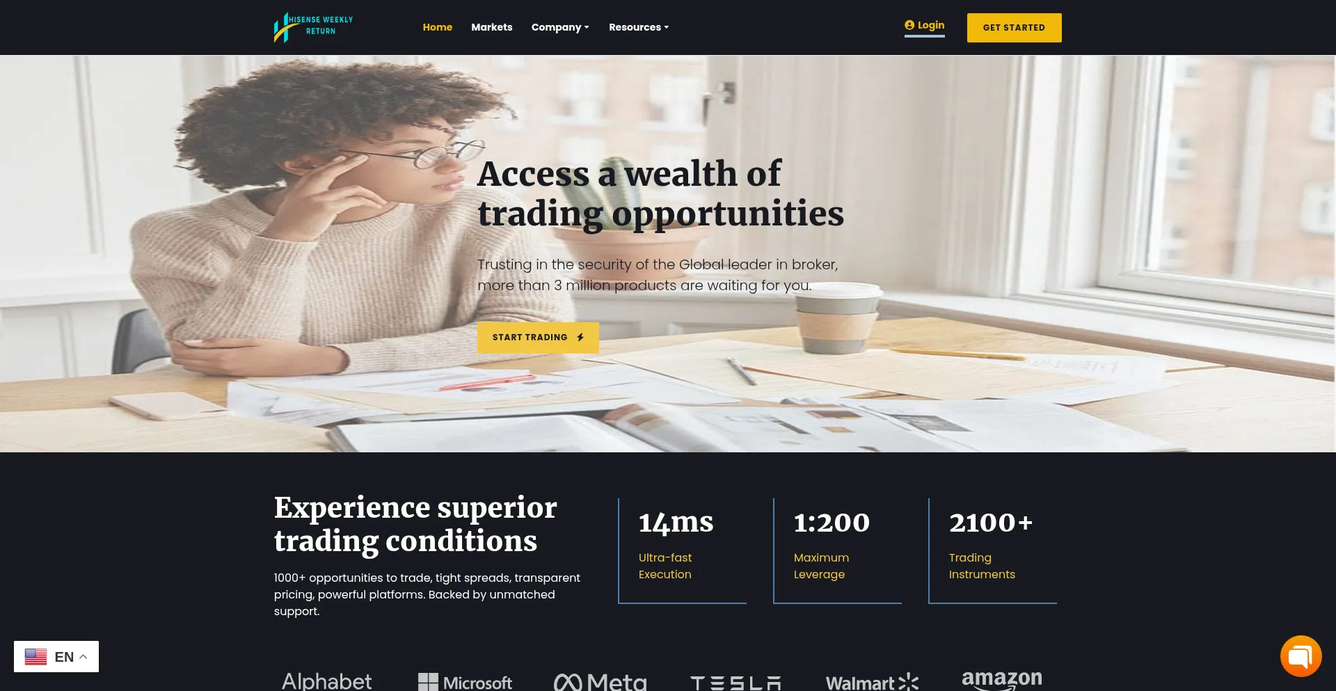 Website screenshot of Hisenseweeklyreturn.com