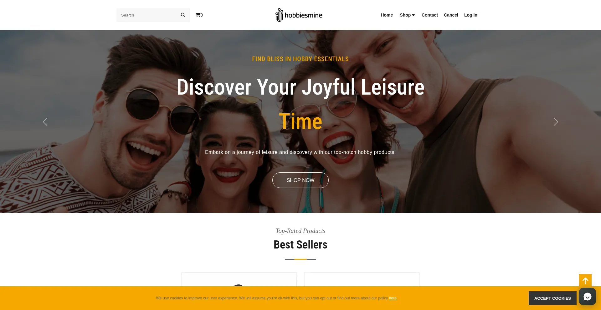 Hobbiesmine.com Screenshot