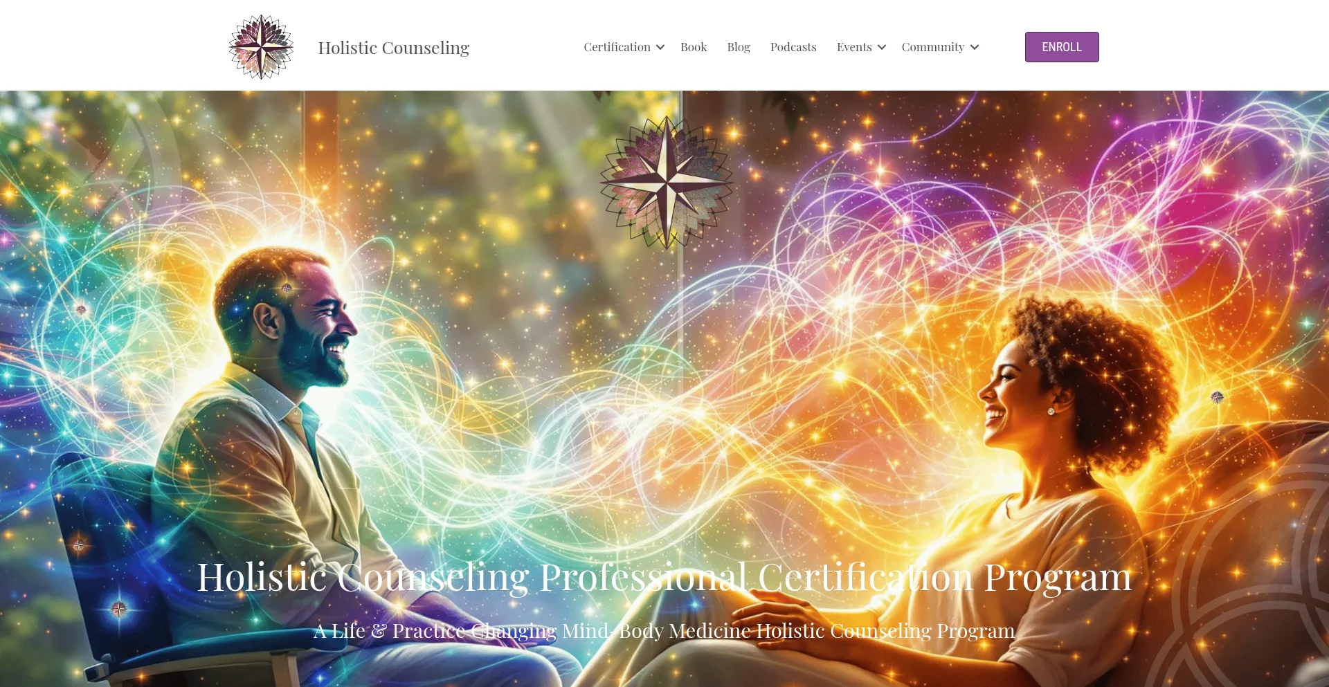 Website screenshot of Holistic-counseling.ca