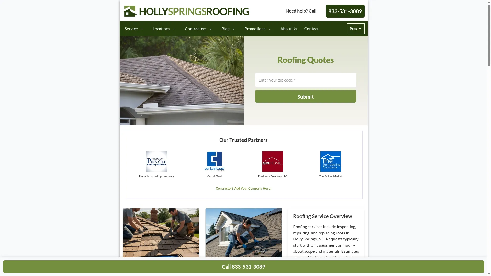 Hollyspringsroofers.com