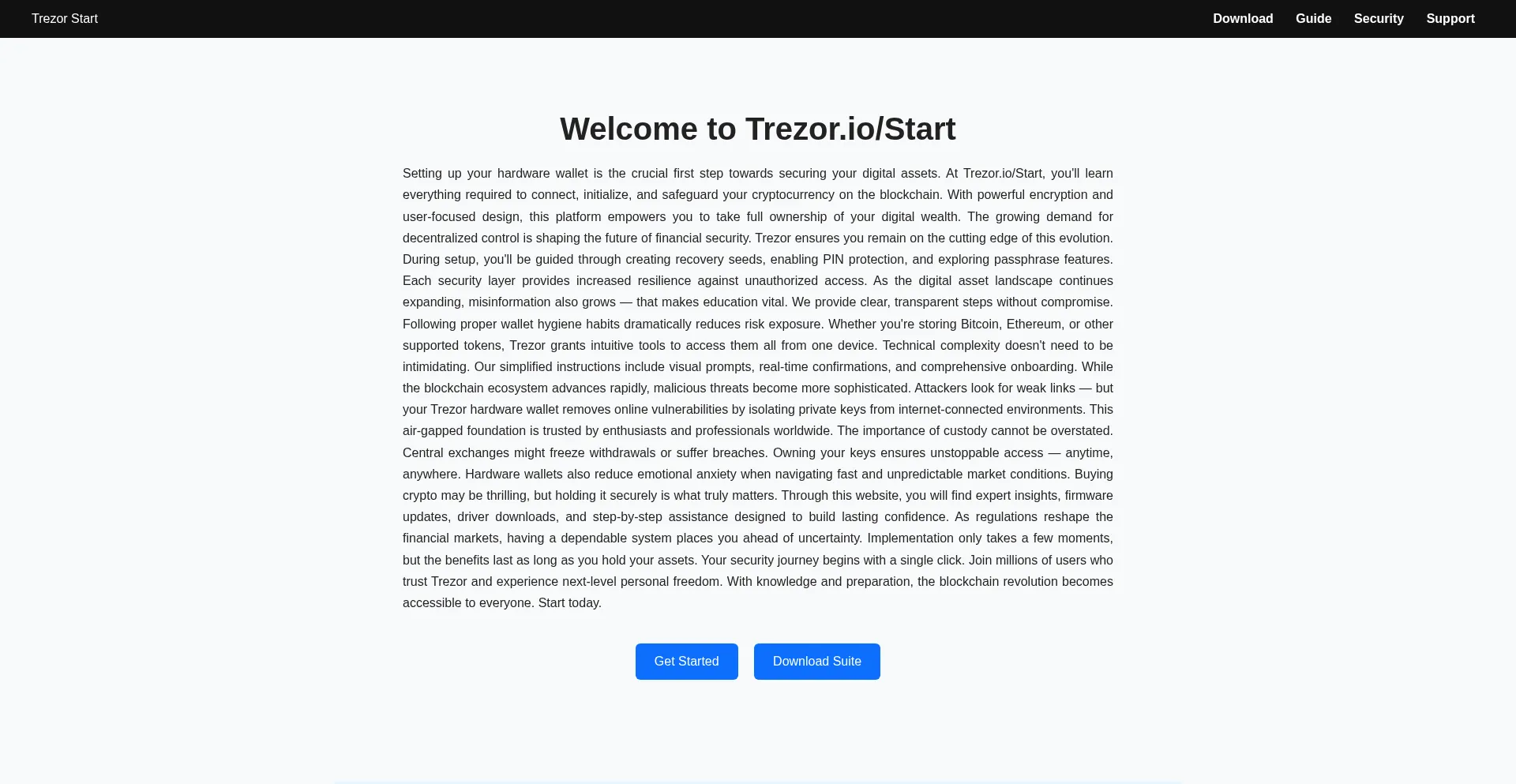 Home-trezor-io-start-com.pages.dev alerte : ne saisissez pas vos mots ...