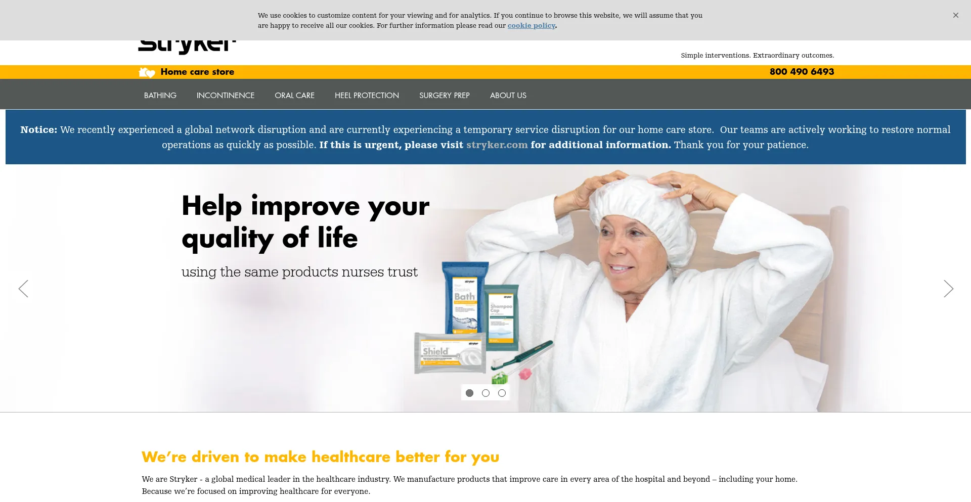 Homecare.stryker.com