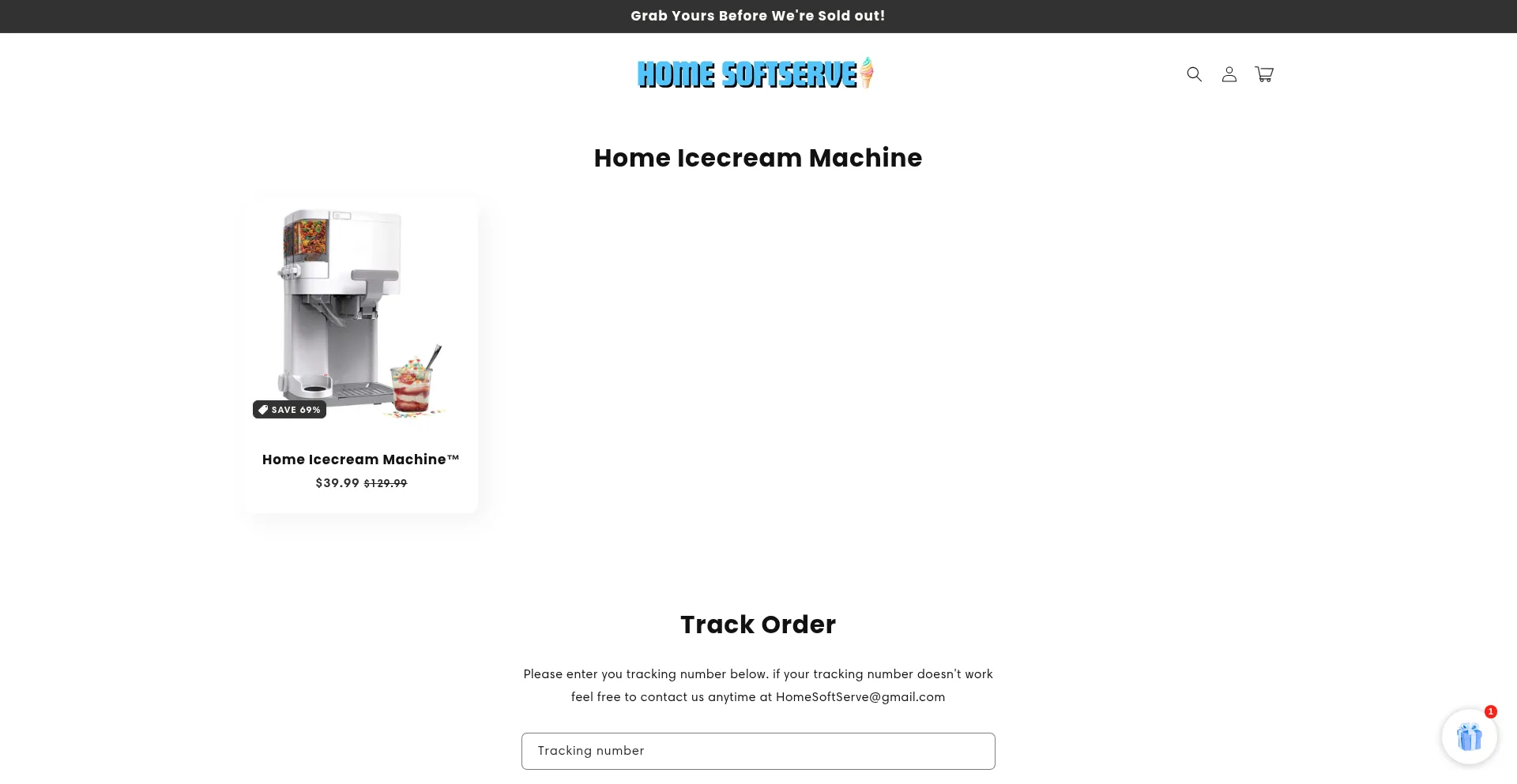 Website screenshot of Homesoftserve.com