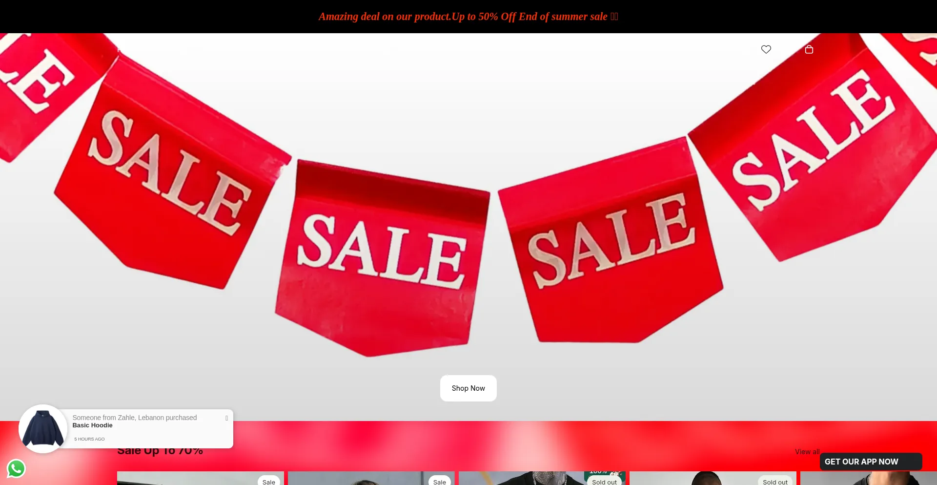 Hoodiesliban.com Screenshot
