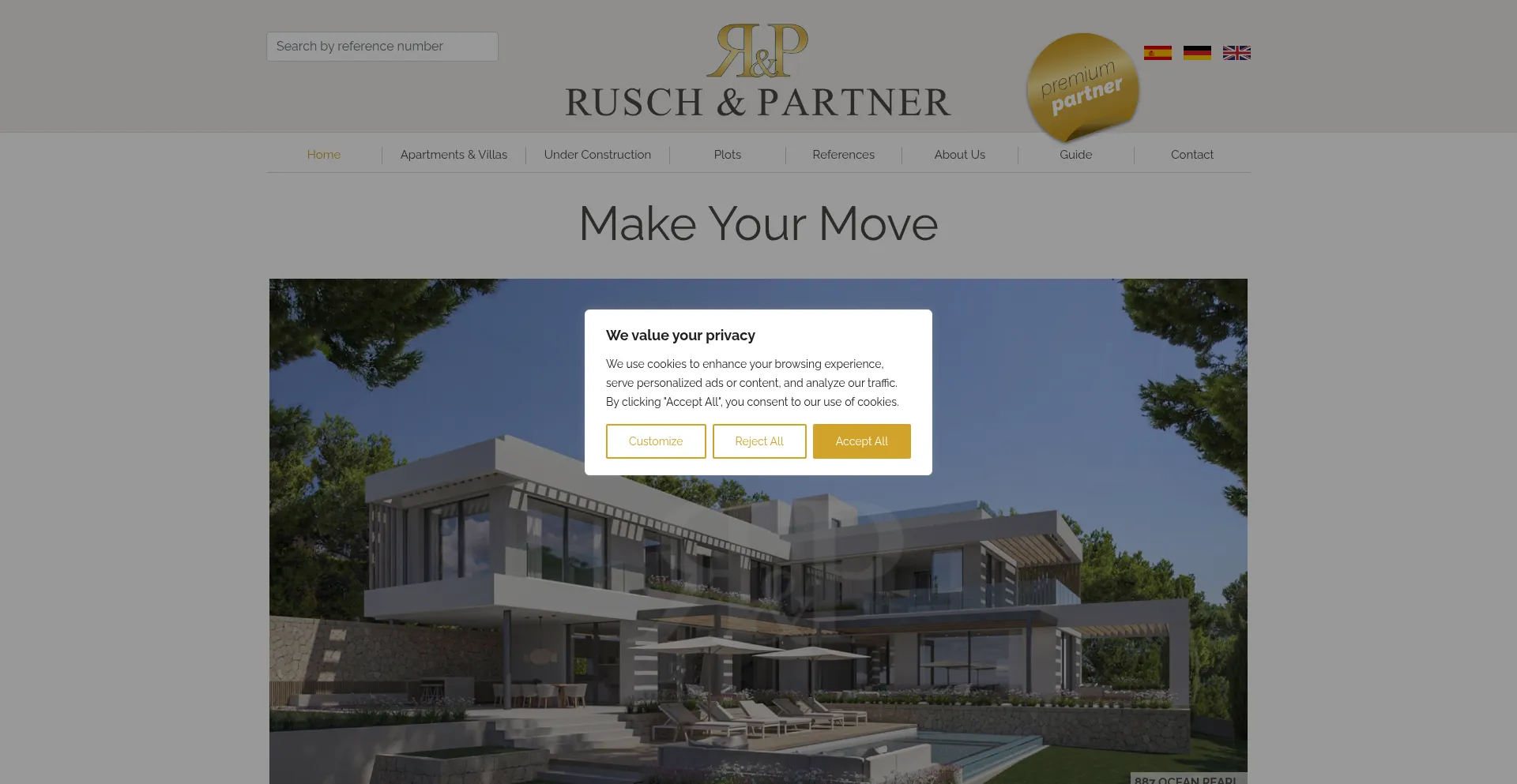 Website screenshot of Hoome.com