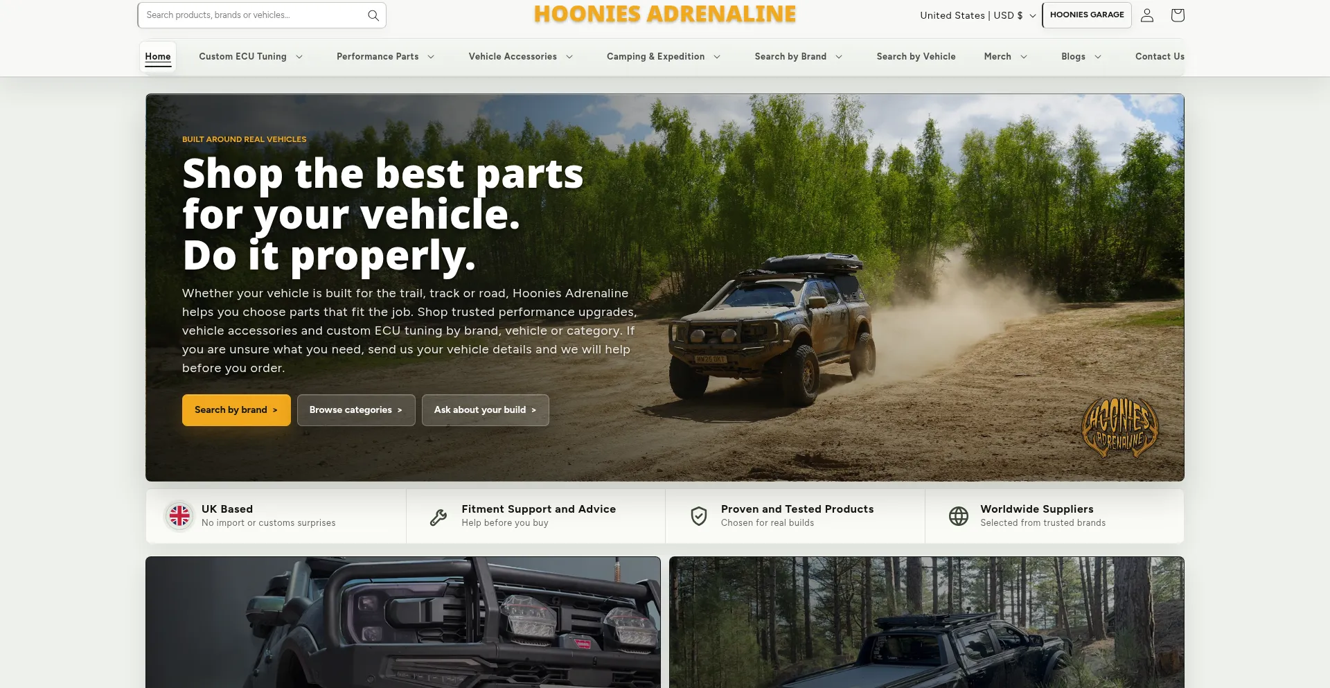 Hooniesadrenaline.co.uk