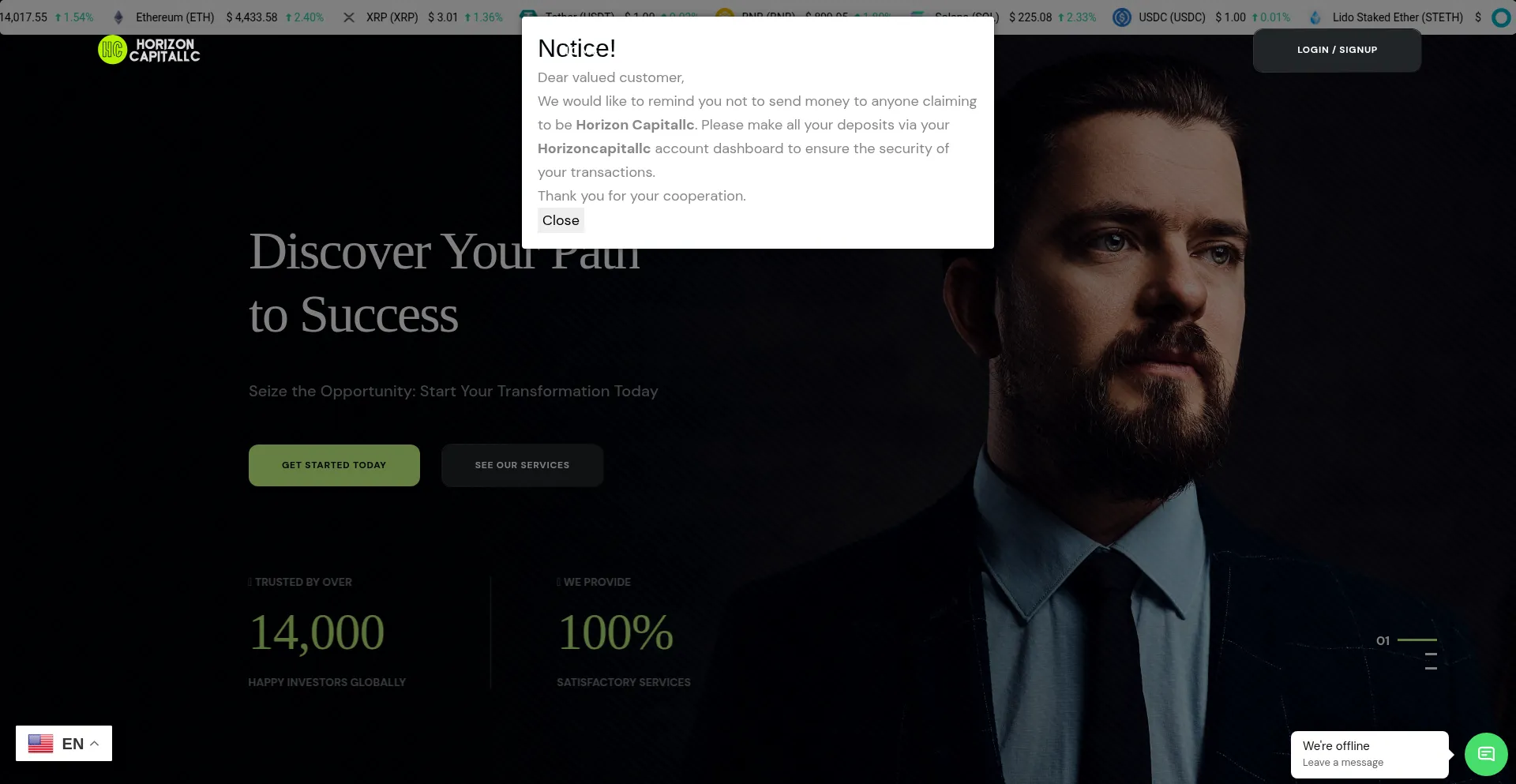 Horizoncapitallc.com est-il Sûr et Fiable ?