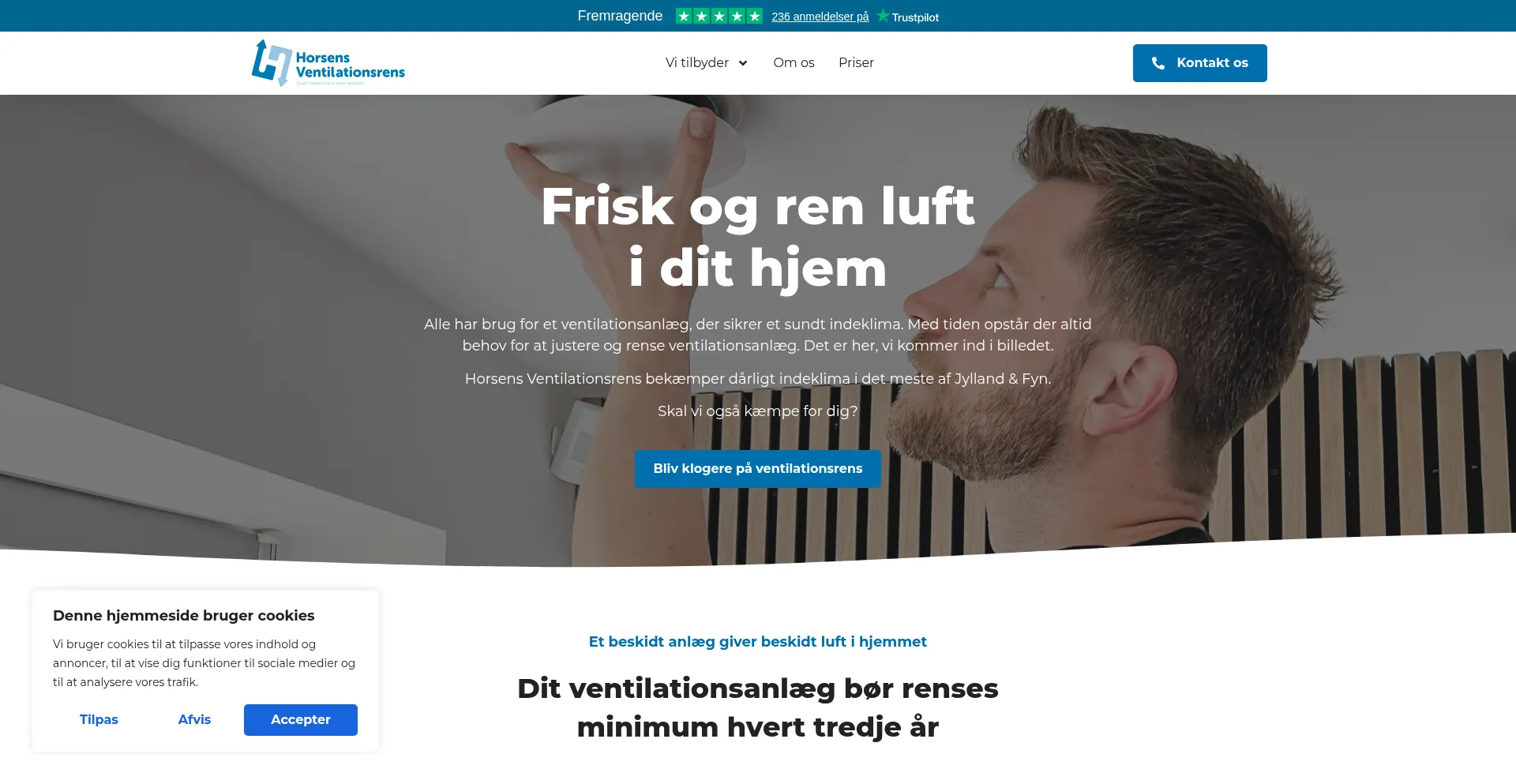 Horsensventilationsrens.dk est-il Sûr et Fiable ?