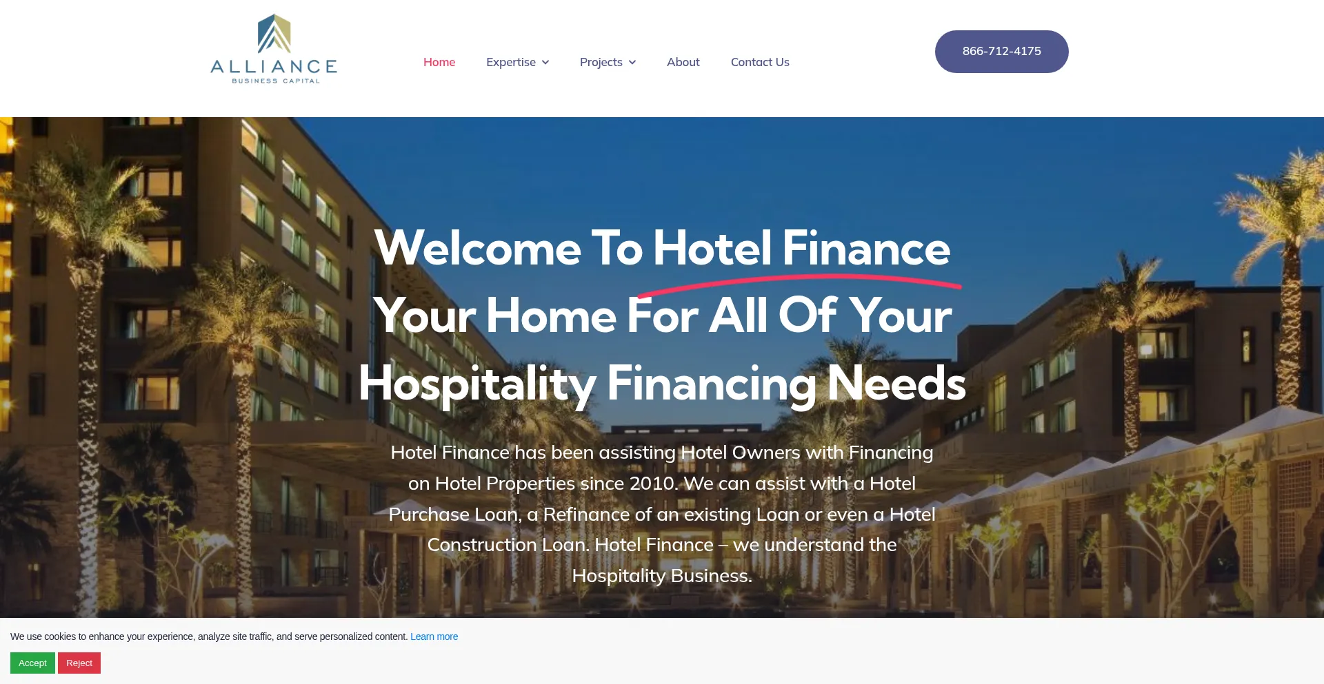 Hotelfinance.biz Screenshot