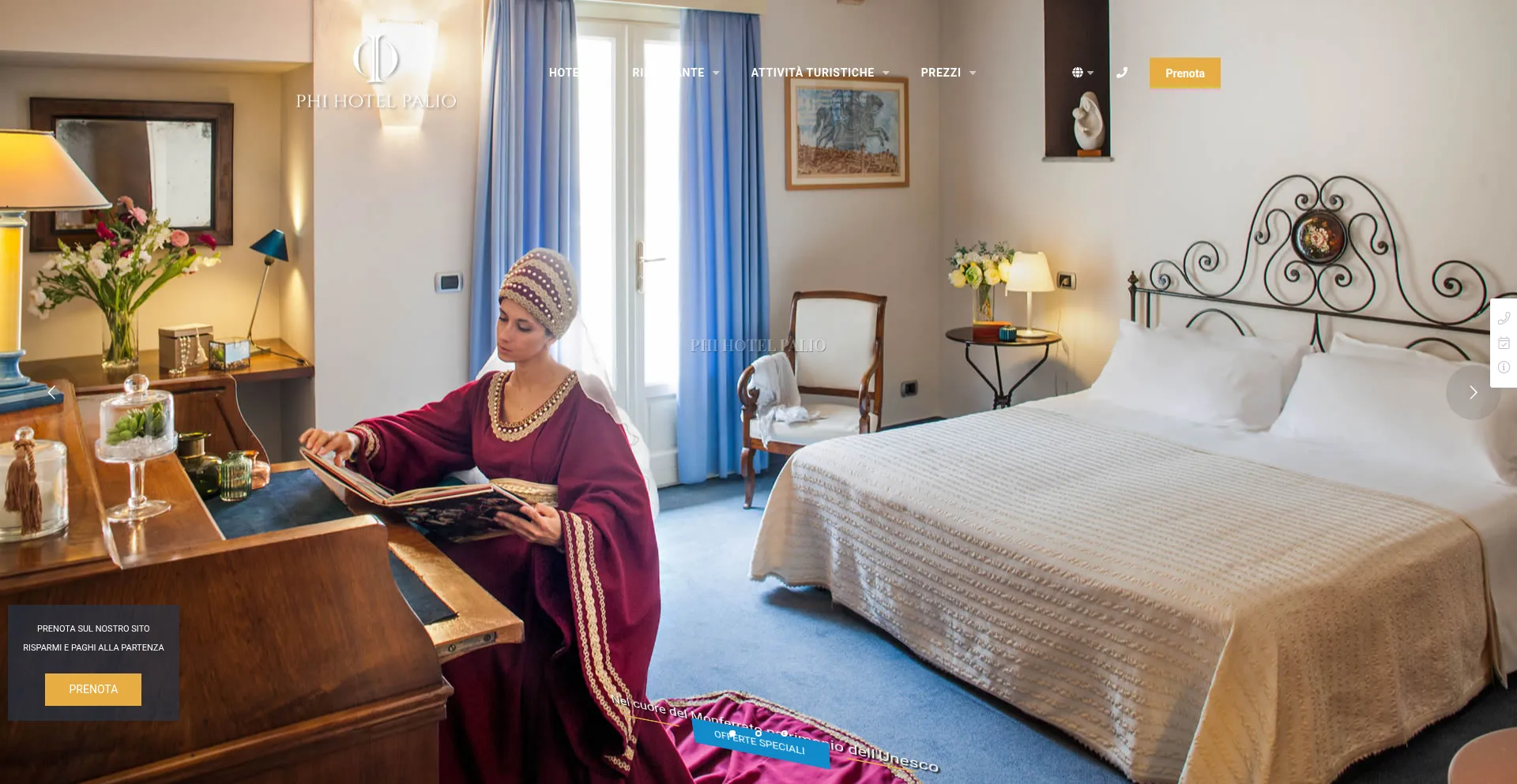Website screenshot of Hotelpalio.com