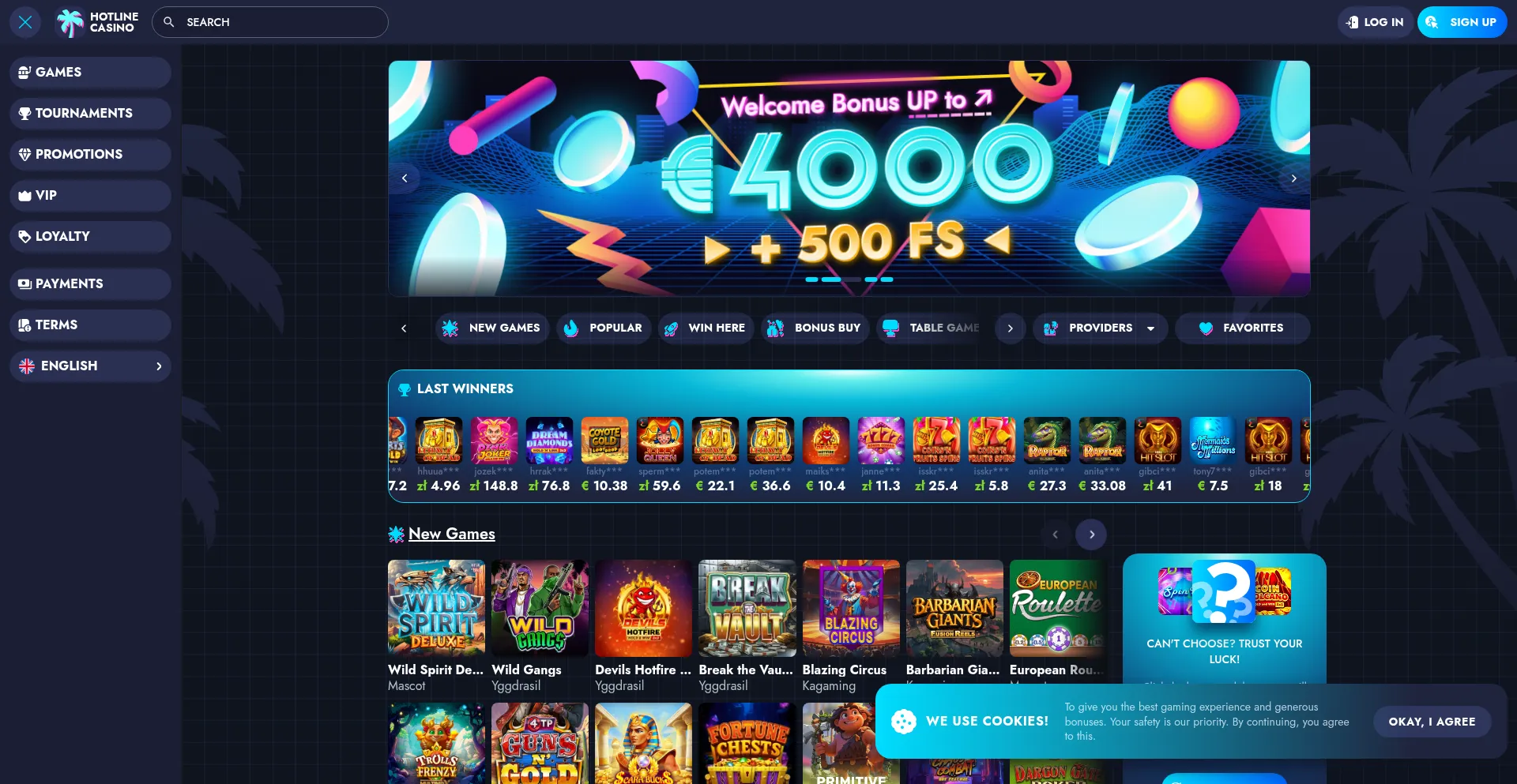 Hotlinecasino.com