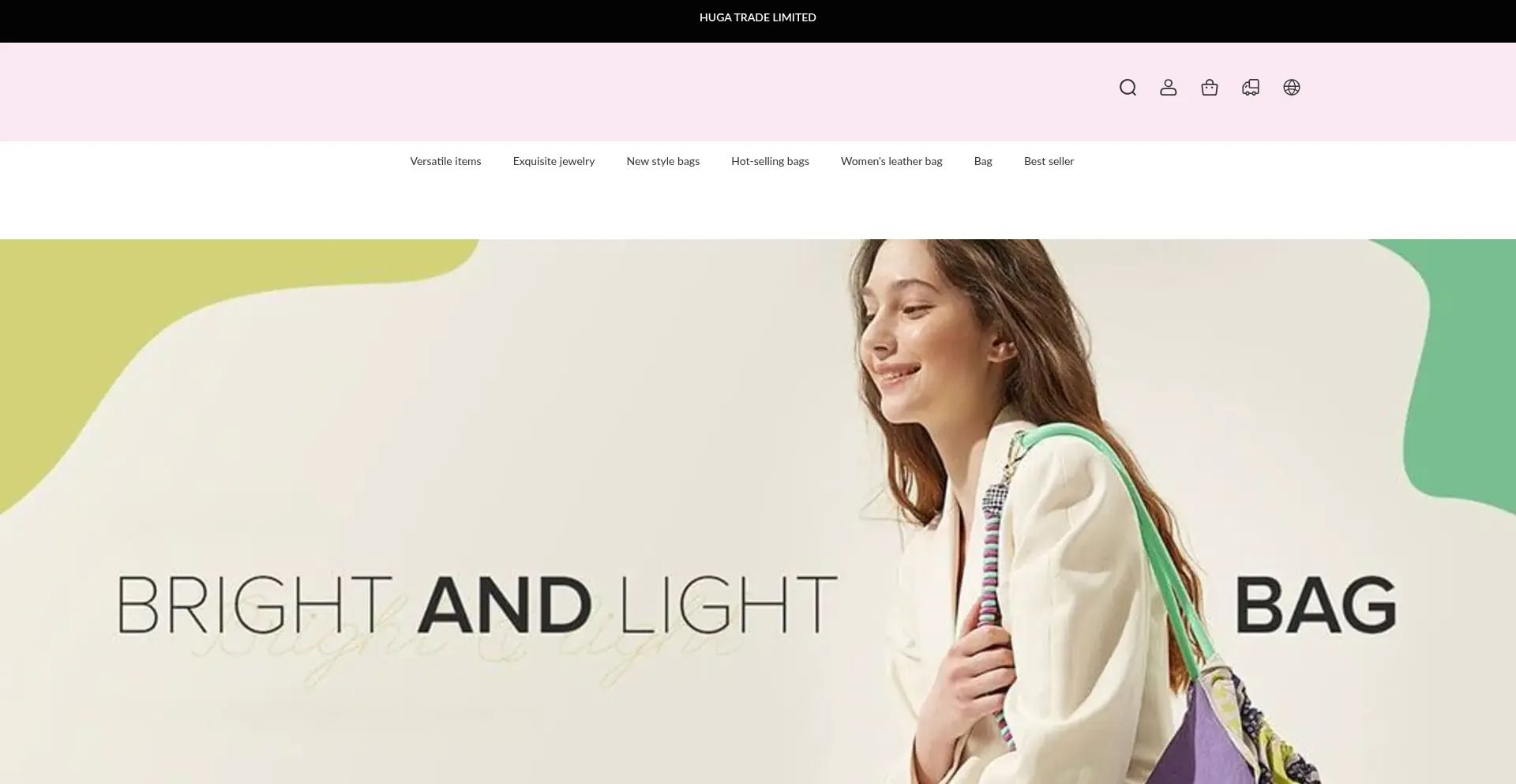 Website screenshot of Hugaa.shop