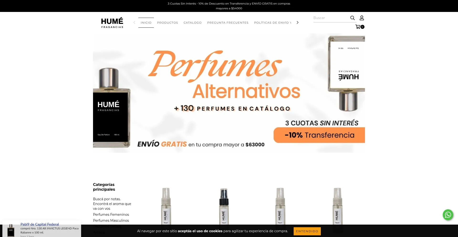 Humefragancias.mitiendanube.com est-il Sûr et Fiable ?