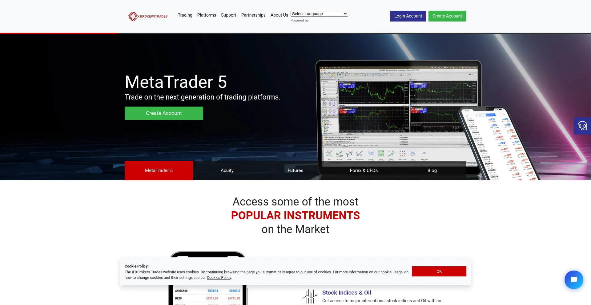 Ifxbrokerstrades.co.za