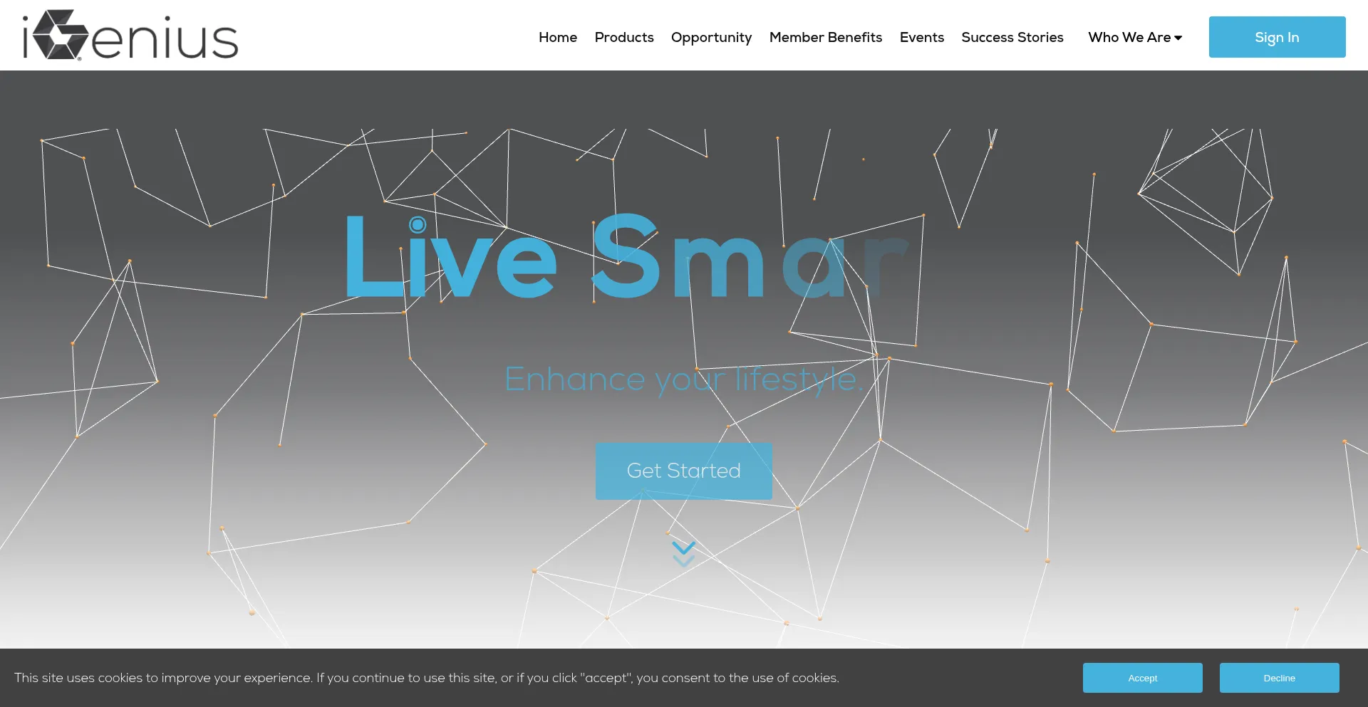 Website screenshot of Igeniusglobal.com