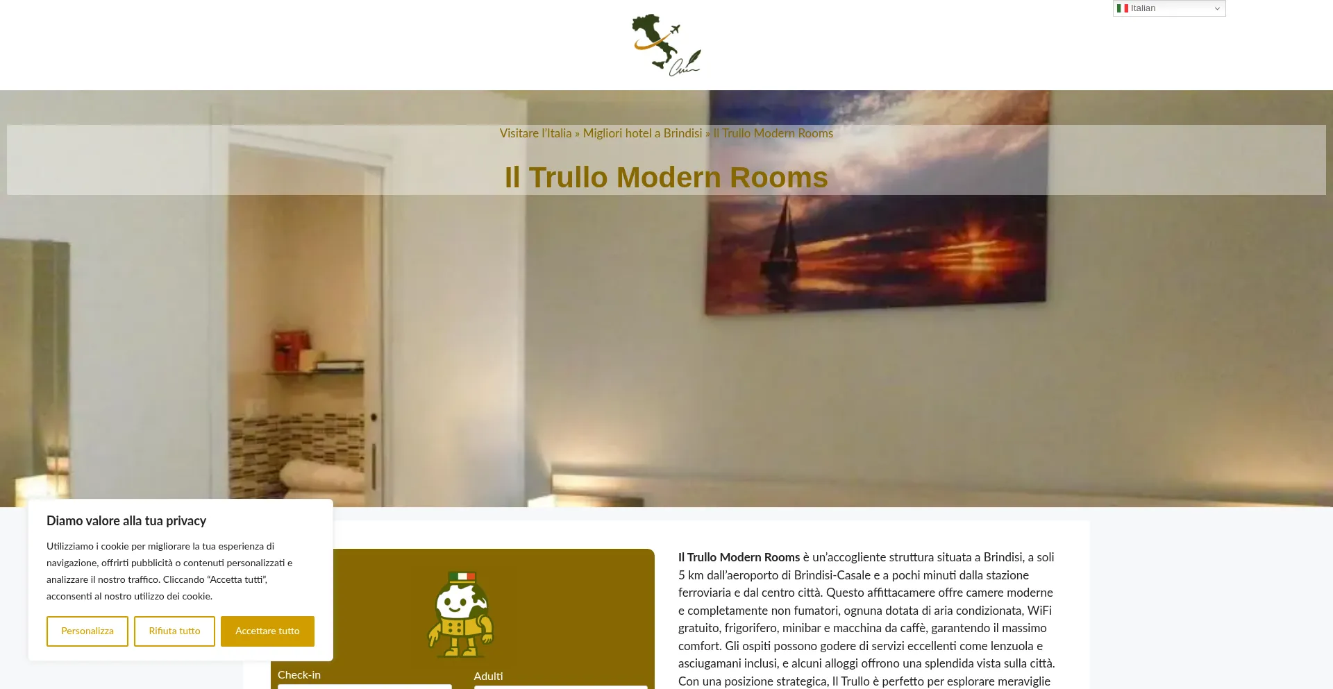 Il-trullo-modern-rooms.dreaminginrome.com est-il Sûr et Fiable ?