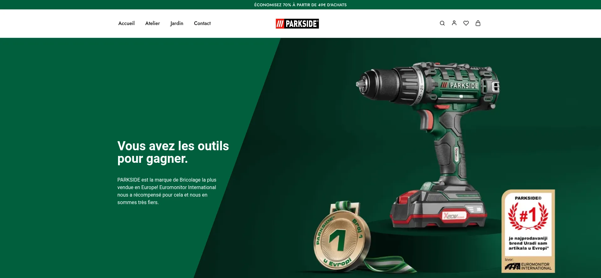 Website screenshot of Illico-brico.pro