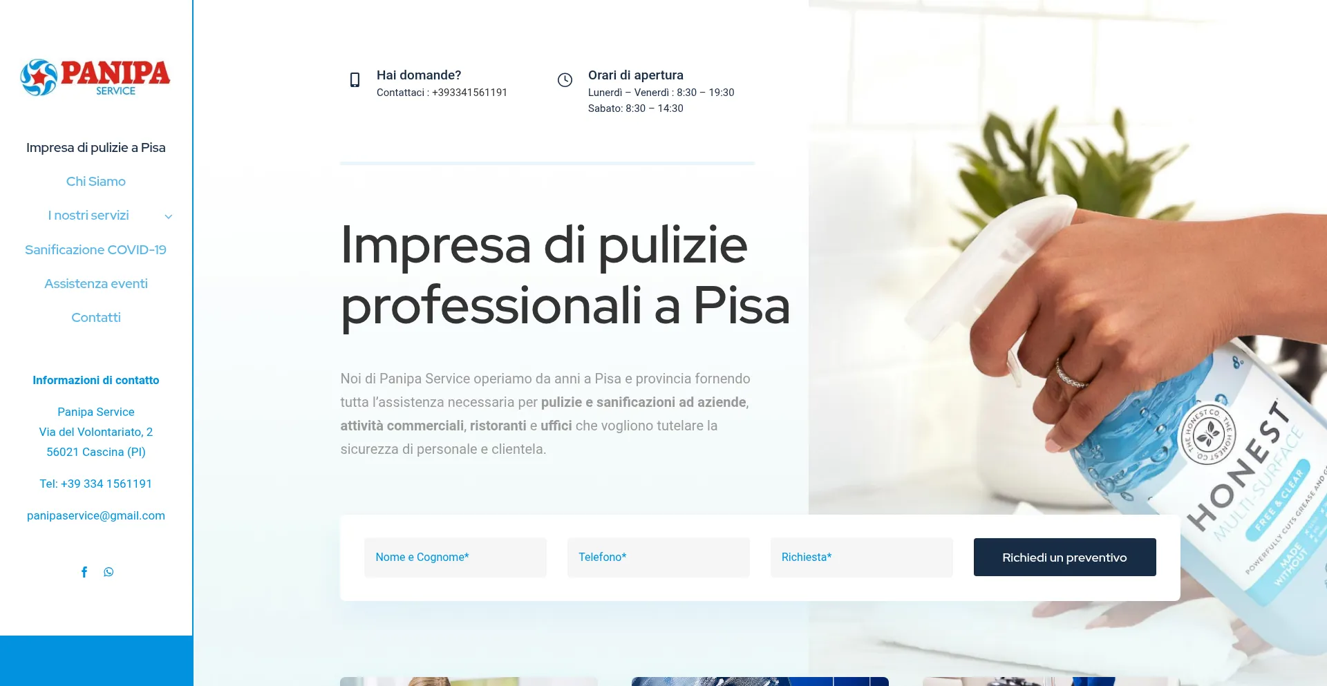 Impresadipuliziepanipaservice.it