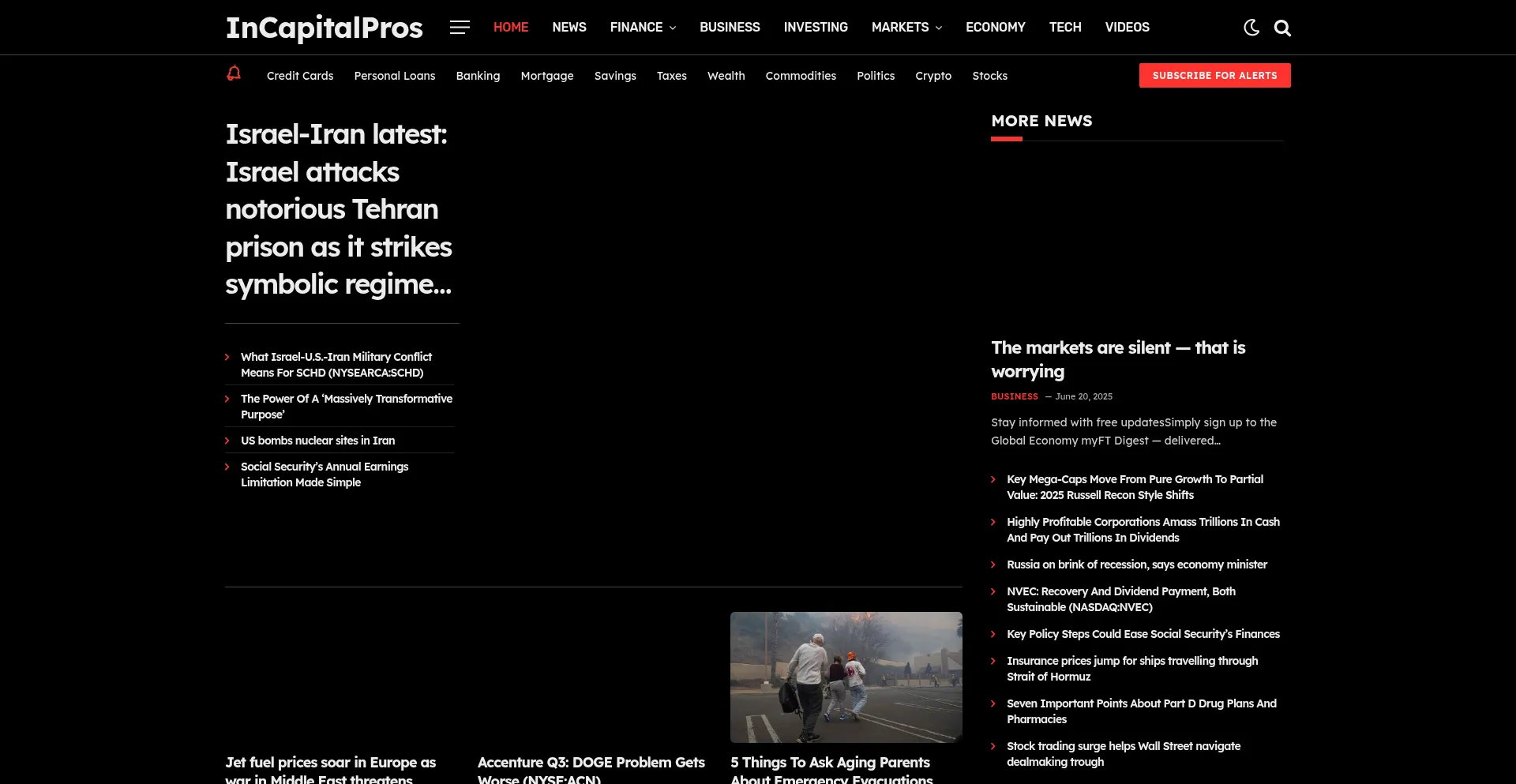 Website screenshot of Incapitalpros.com