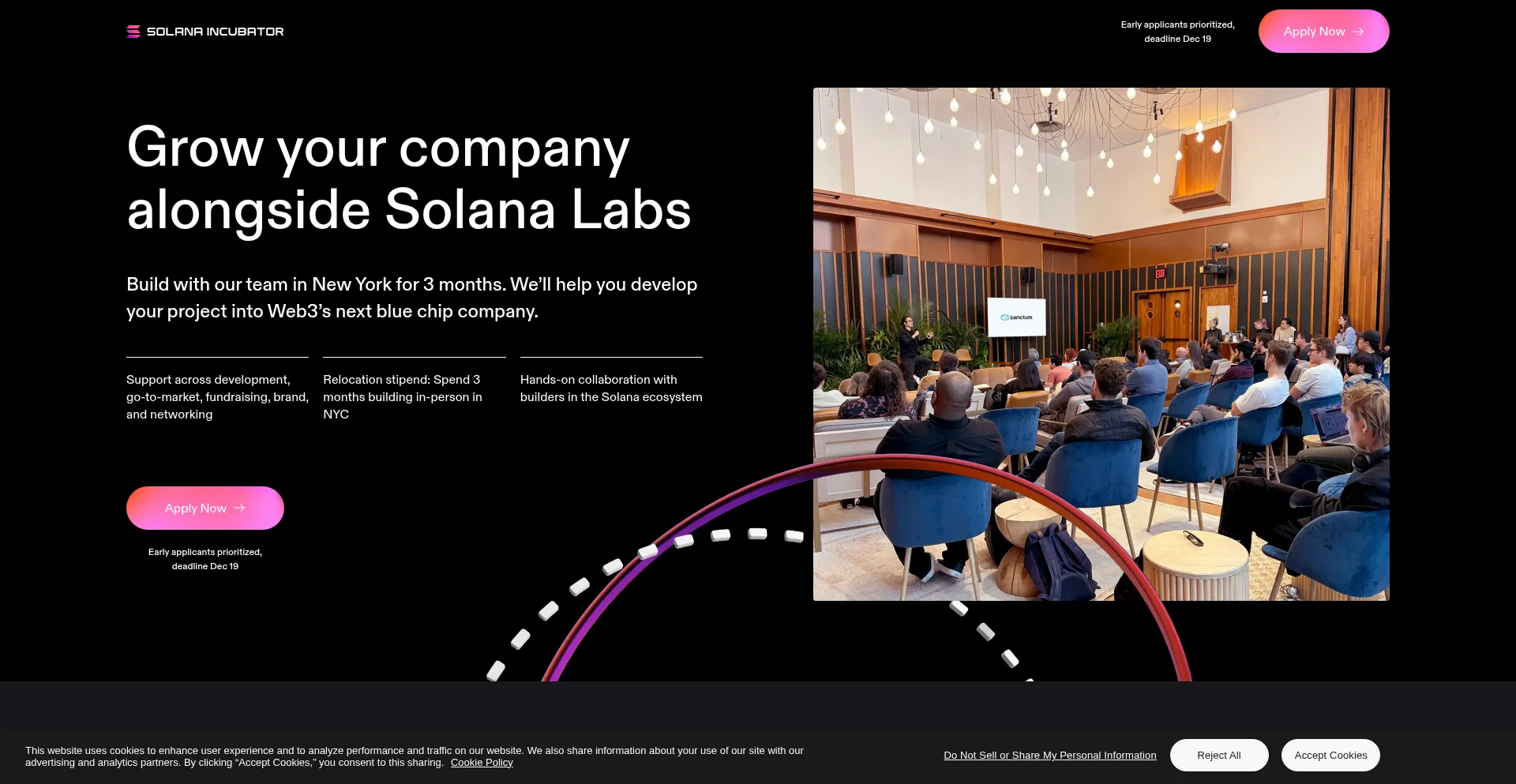 Incubator.solanalabs.com