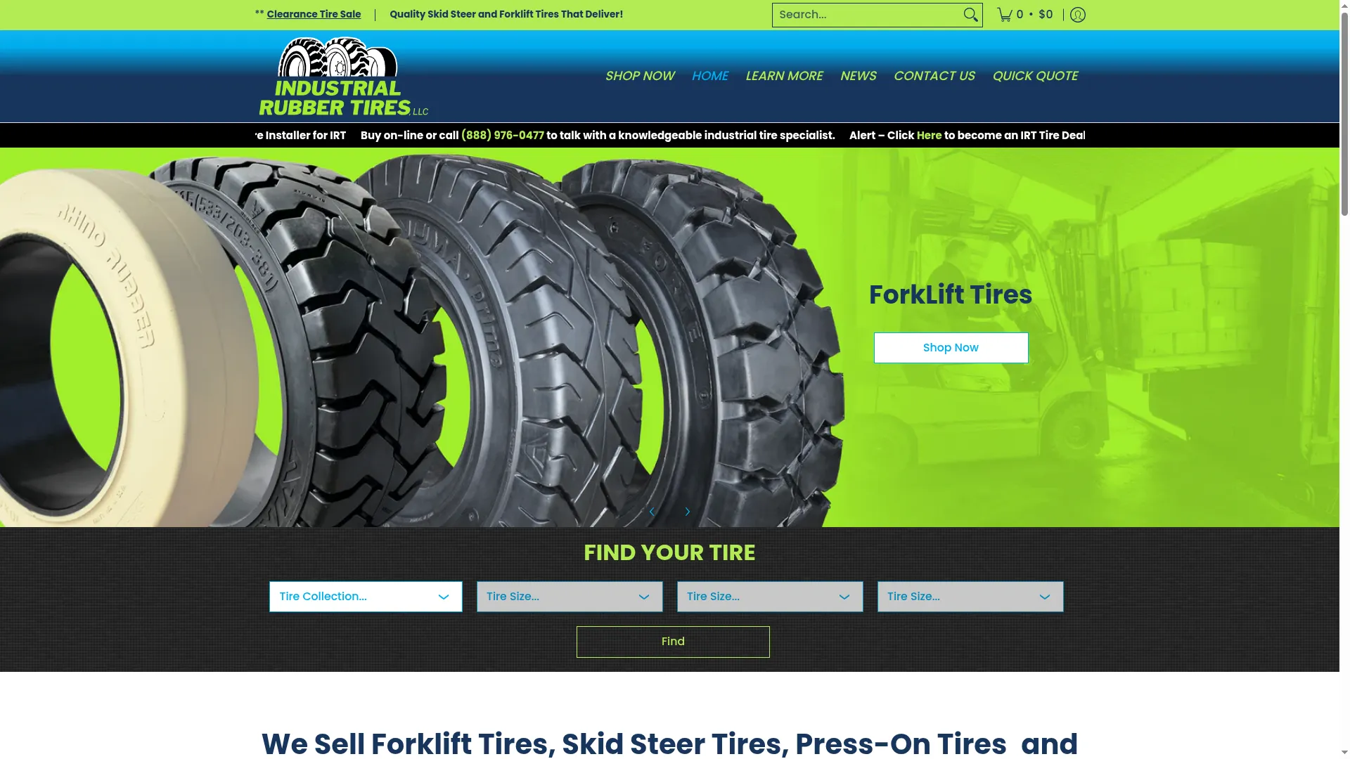 Industrialrubbertires.com