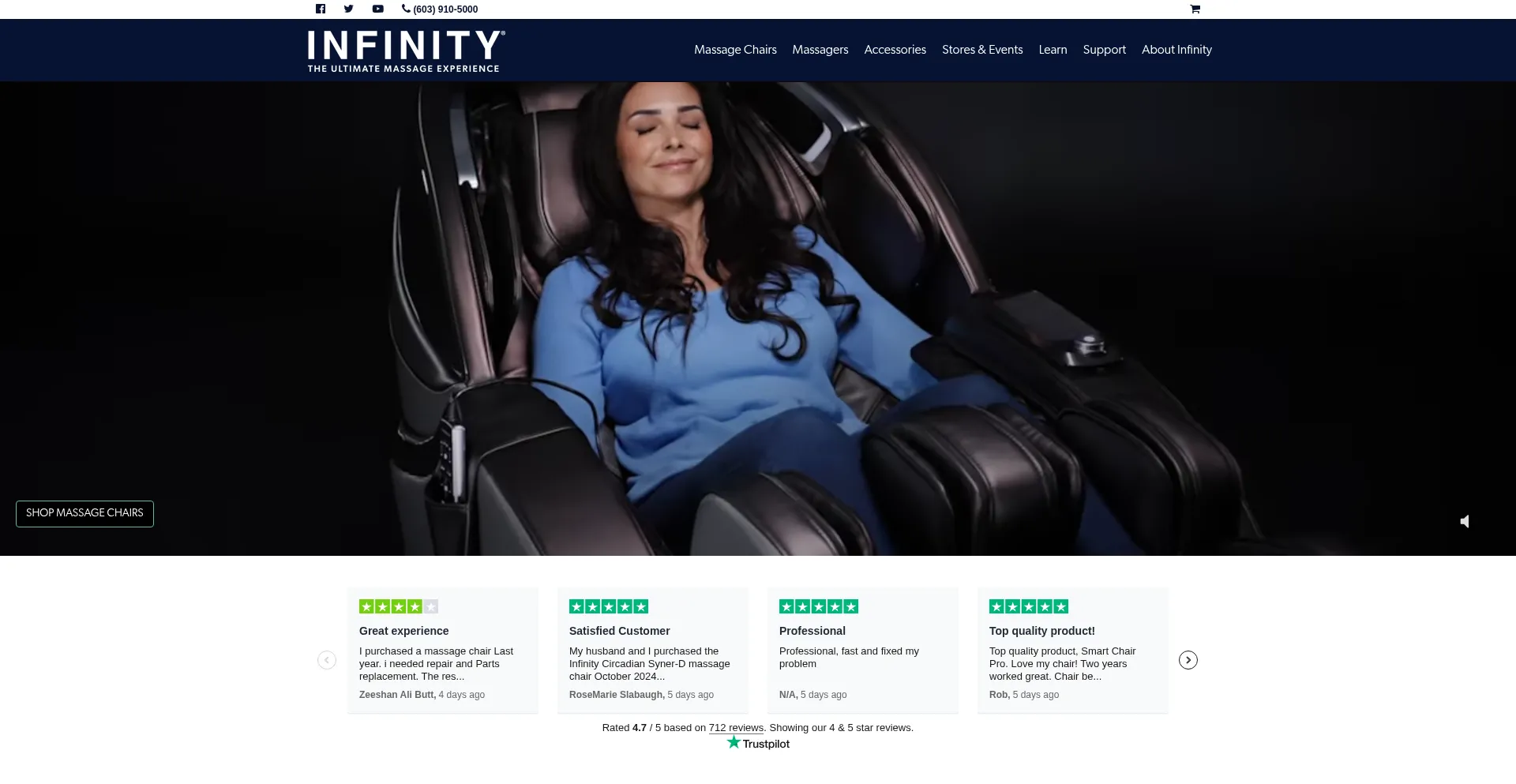 Infinitymassagechairs.com est-il Sûr et Fiable ?