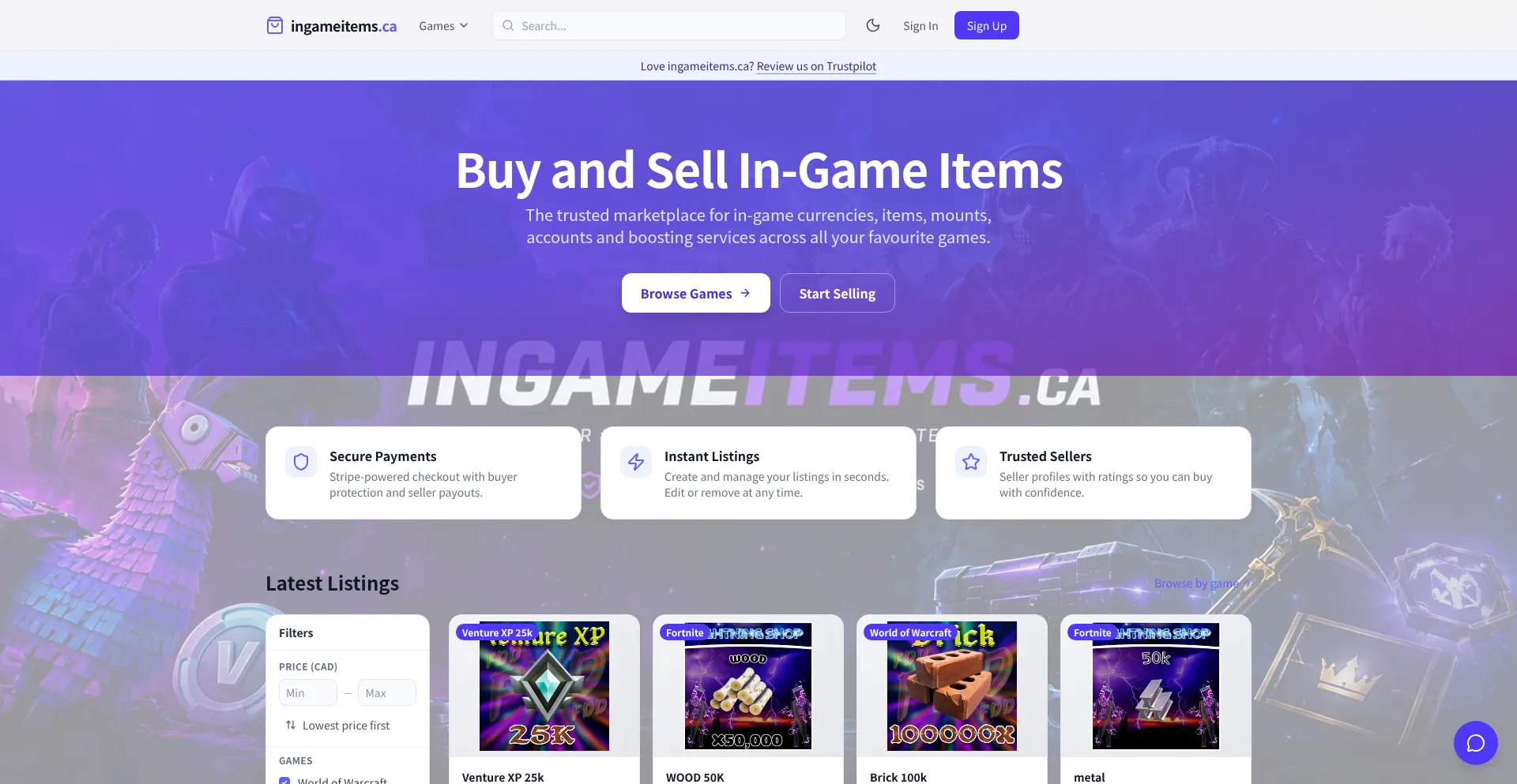 Ingameitems.ca