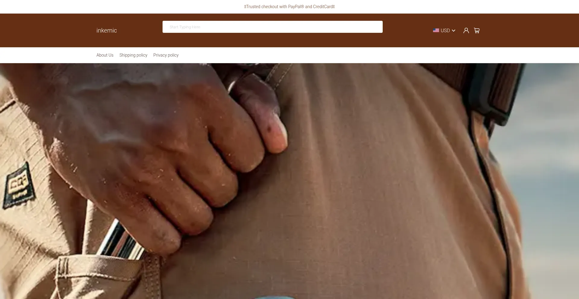 Website screenshot of Inkemic.com