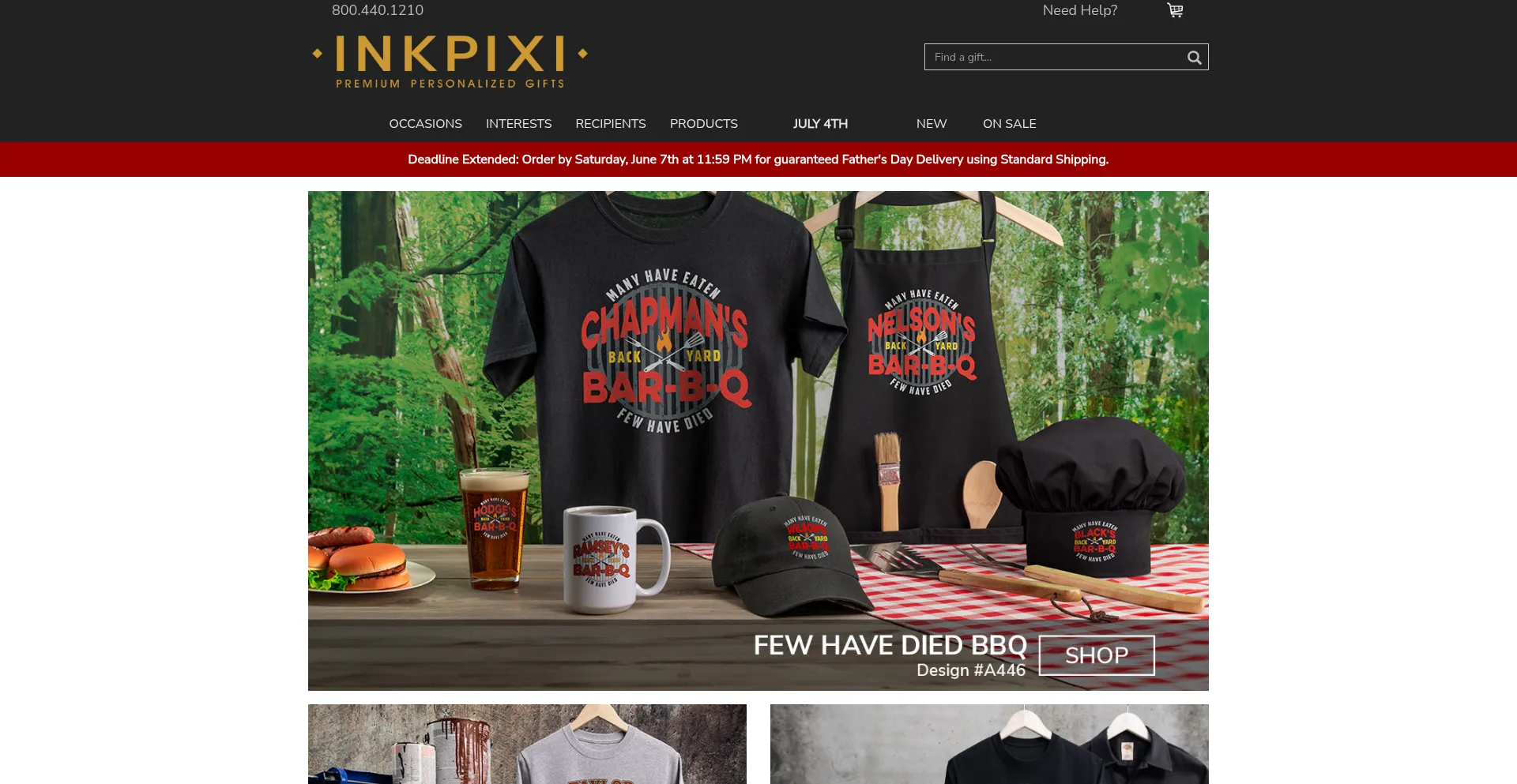 Website screenshot of Inkpixie.com