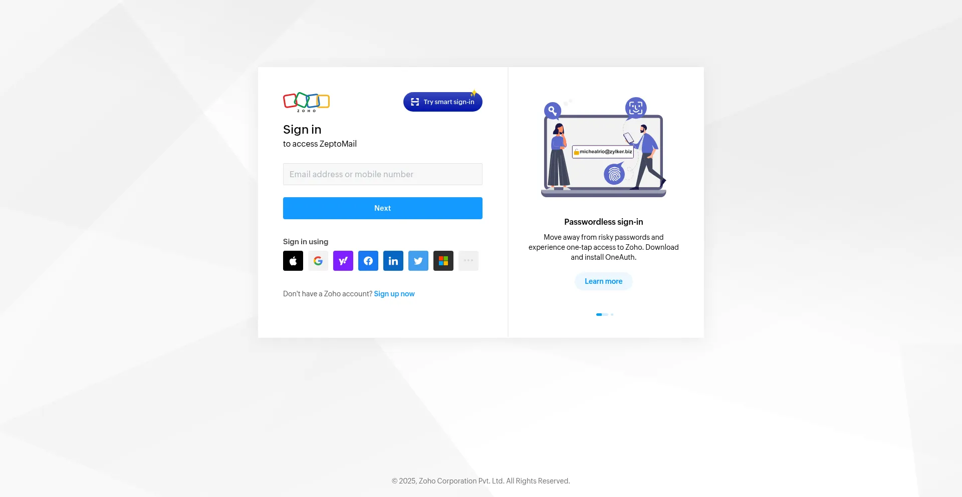 Website screenshot of Insights.zohorecruit.com