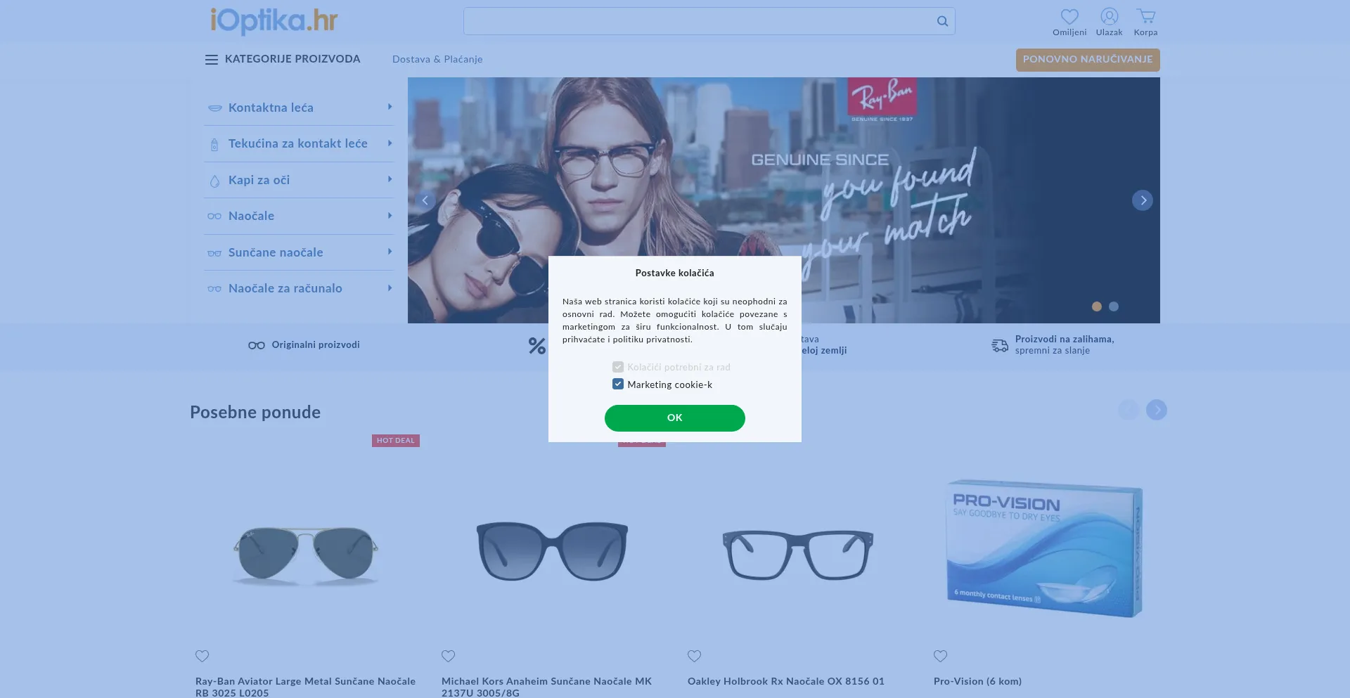 Ioptika.hr Screenshot
